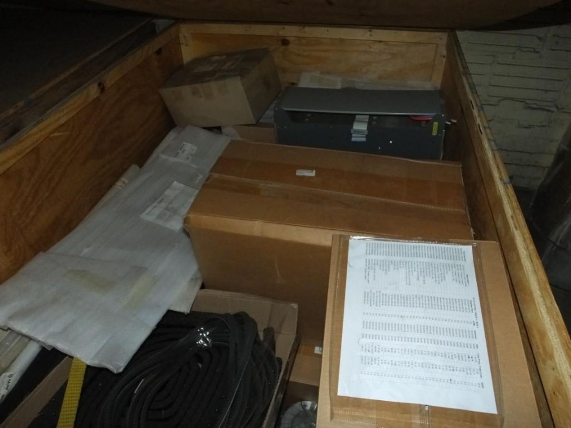 Hauni KT2 Spare Parts Crate with Approx. 150 Line Items and Over 500 Parts