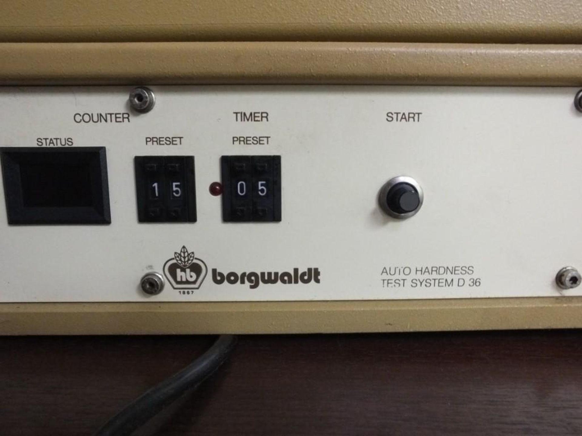 Borgwalt Auto Hardness Test System D36 Densimeter/Fill Power Tester - Image 2 of 6