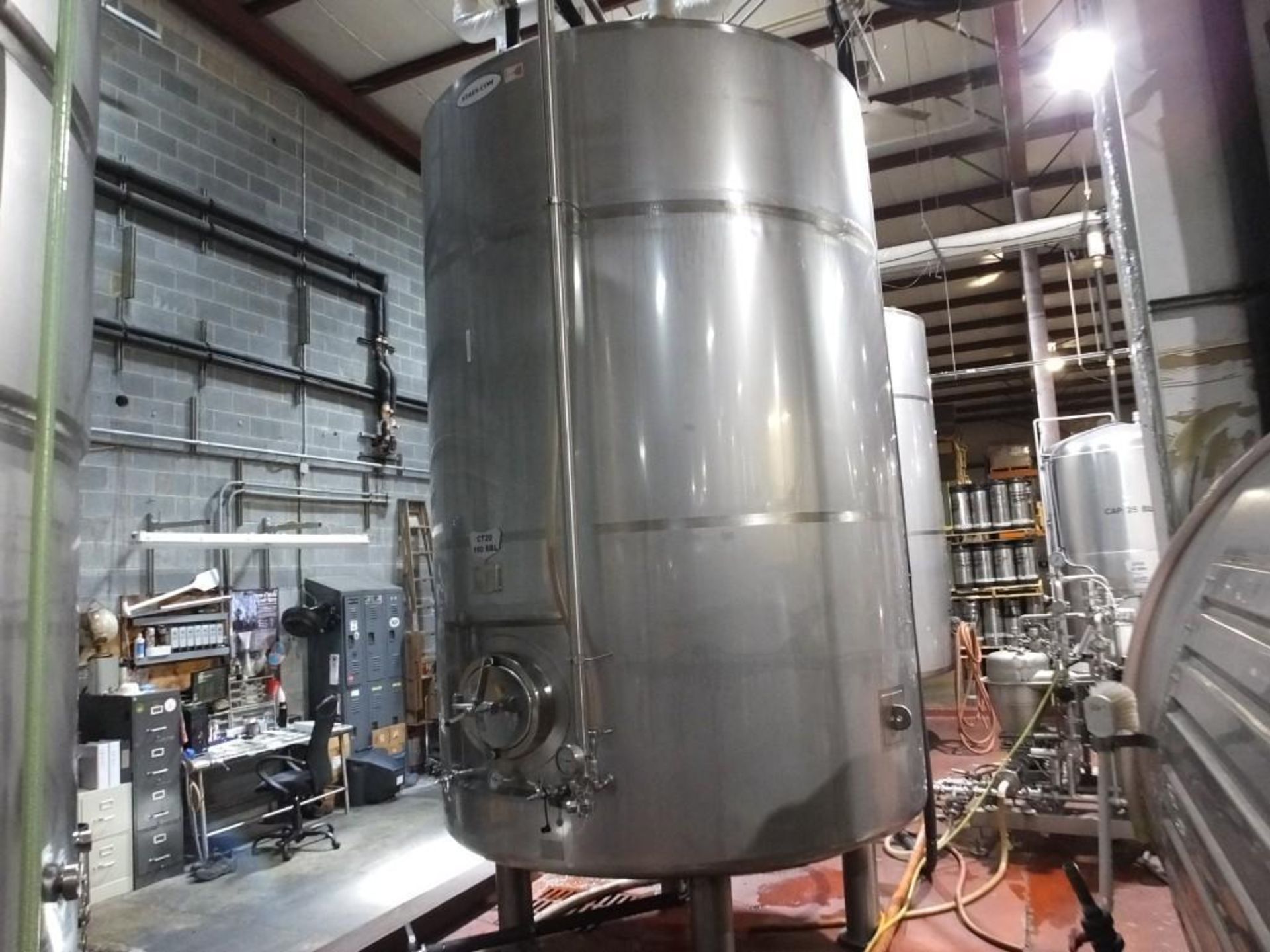 Staes CT20/BT7 100 BBL S/S Jacketed Tank - Image 2 of 7