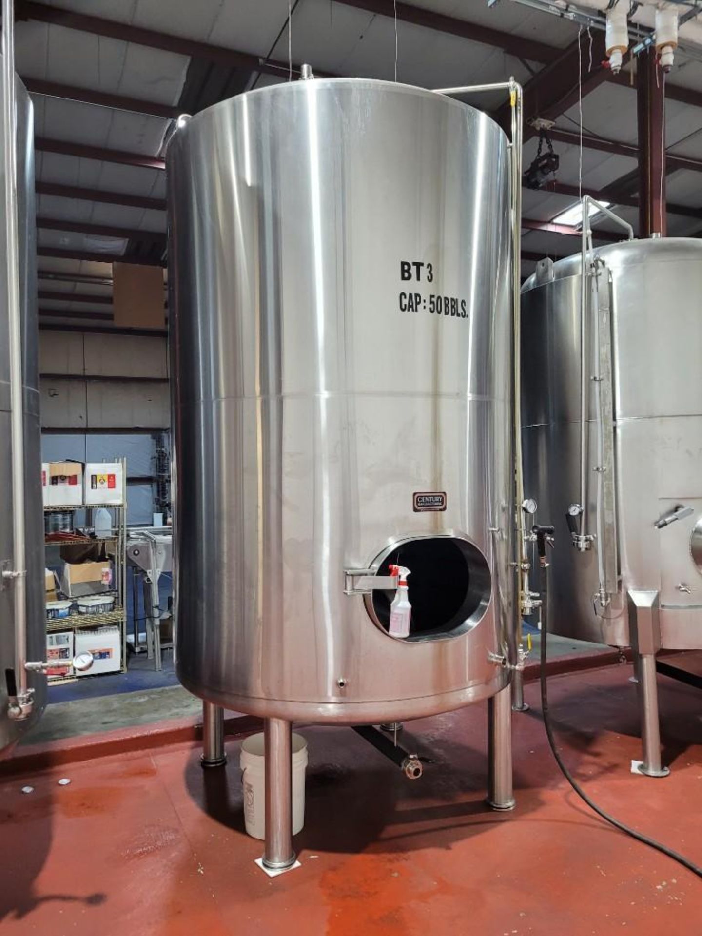 Century Manf. CT13 50 BBL S/S Jacketed Tank