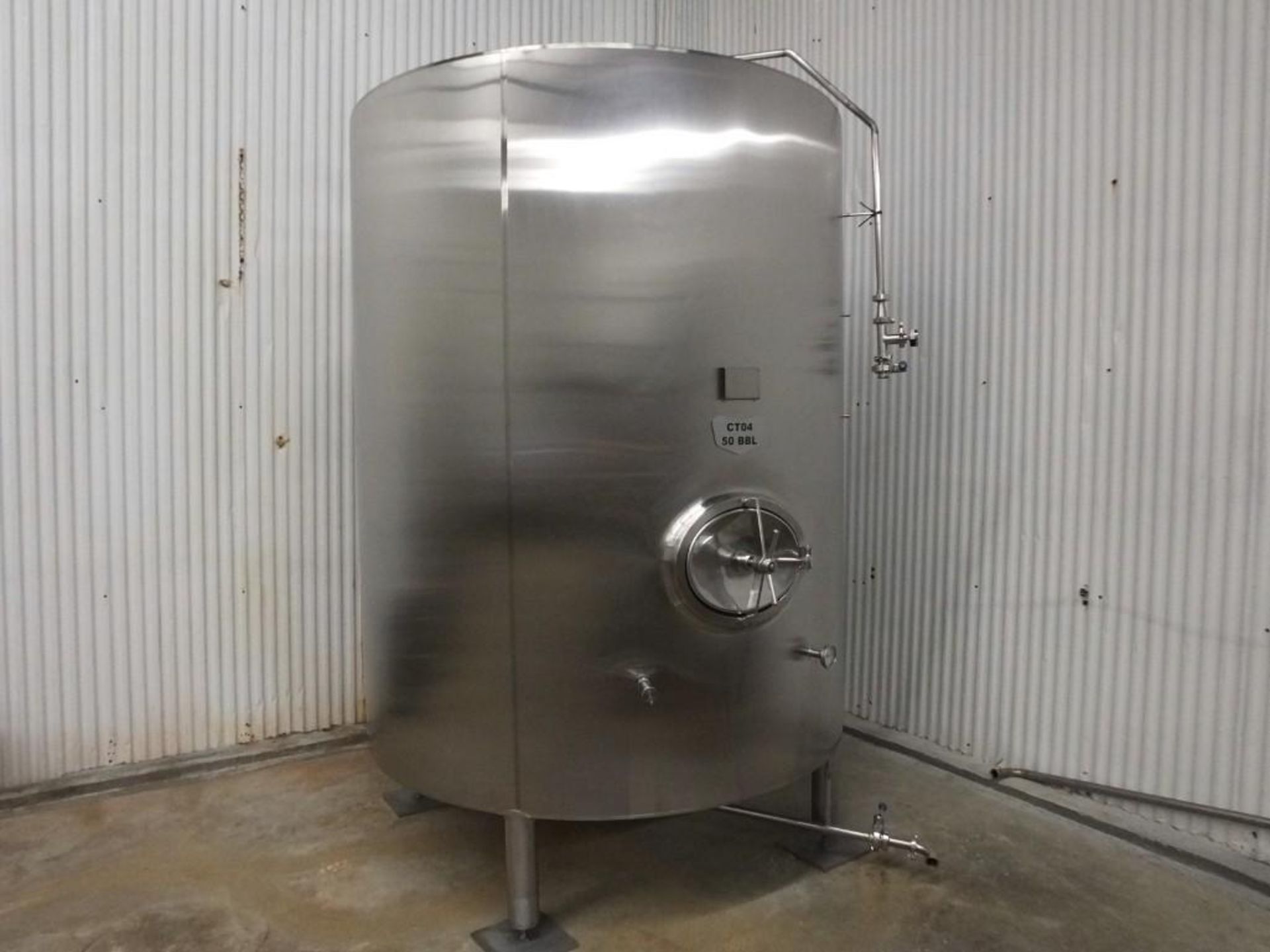 1994 SSP CT04 50 BBL S/S Jacketed Tank