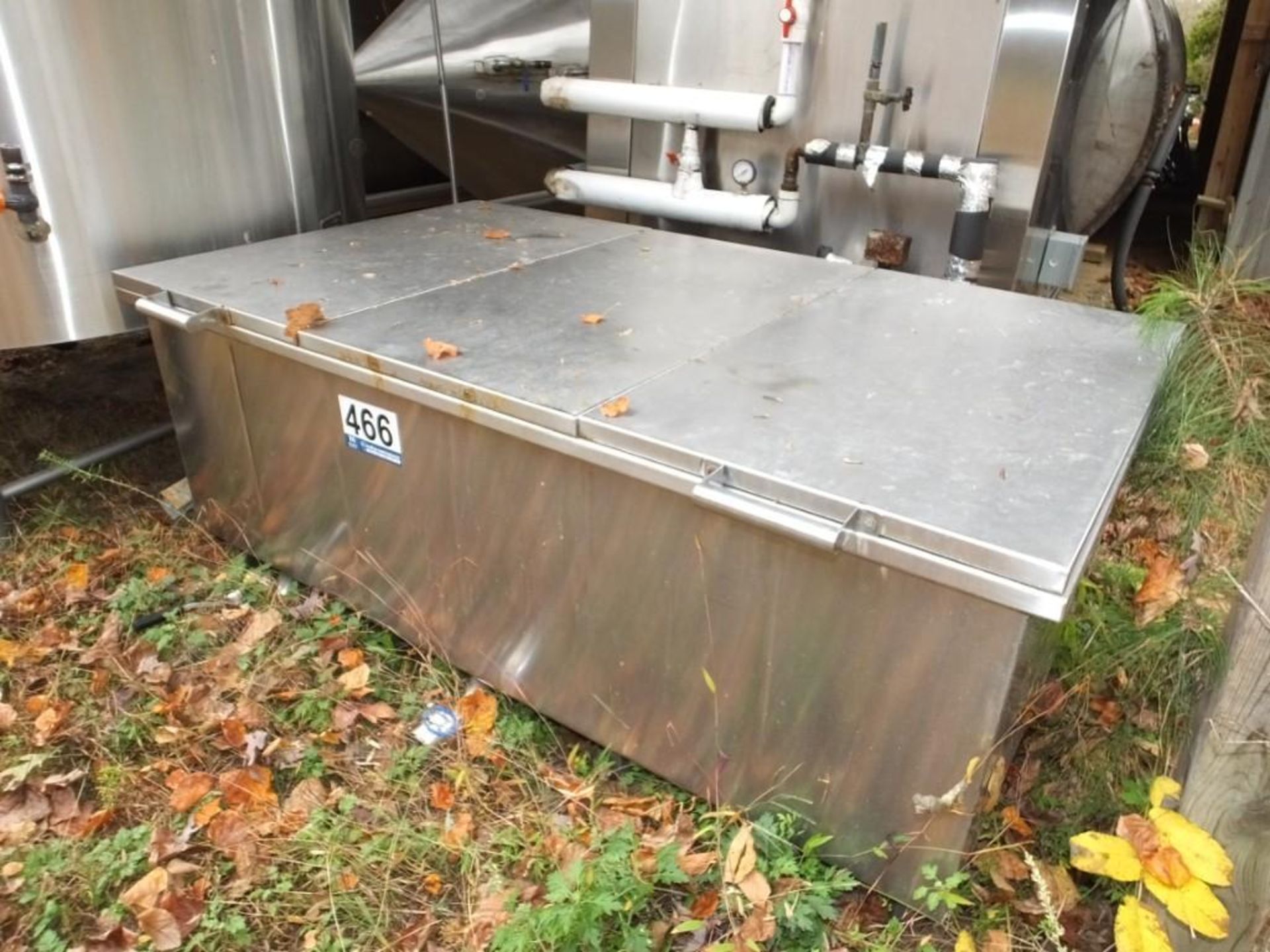 Triple Vat S/S Tank with discharge Valves - Image 5 of 5