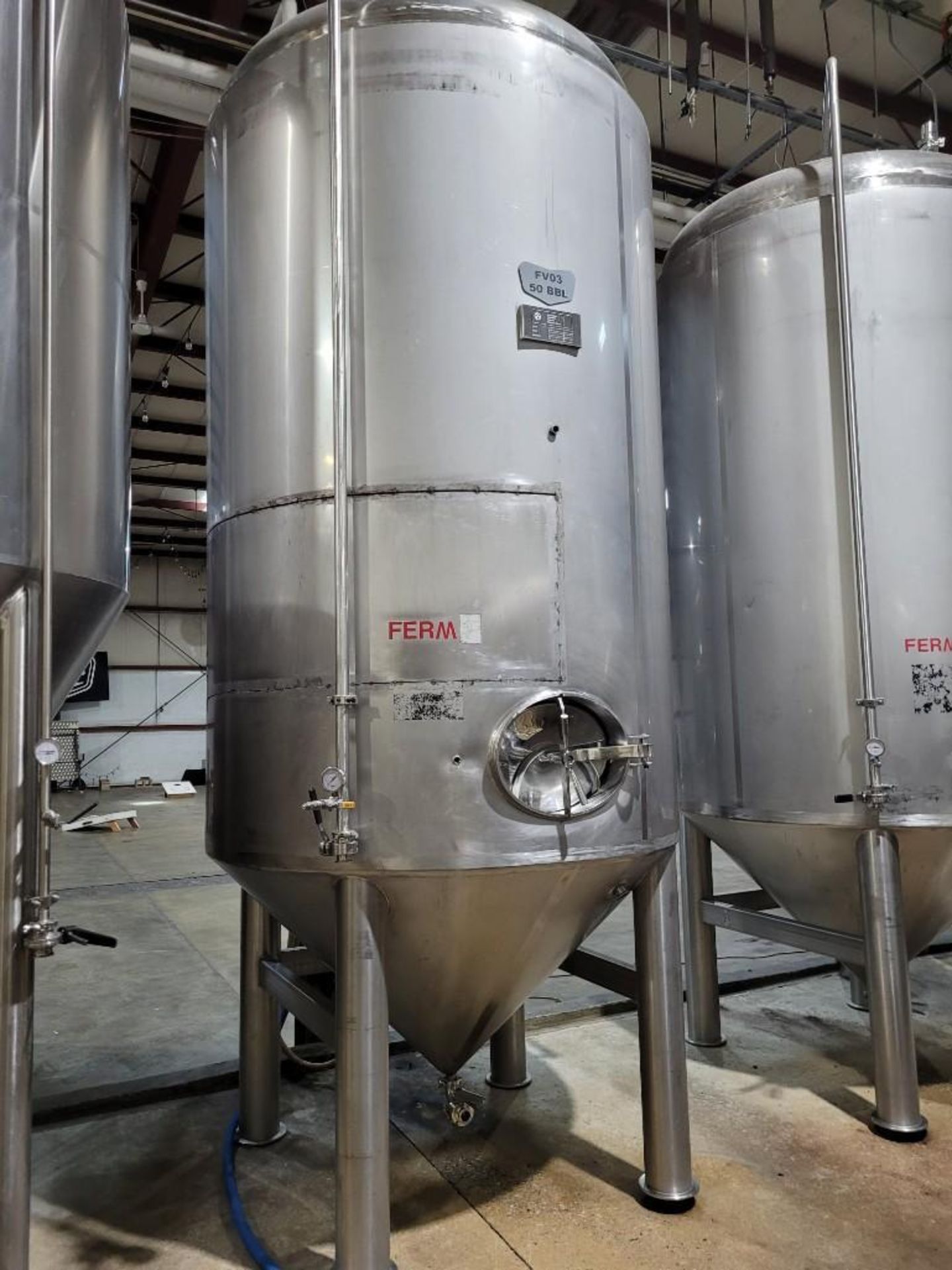 1995 Criveller FV03 40 BBL S/S Jacketed Fermentation Tank