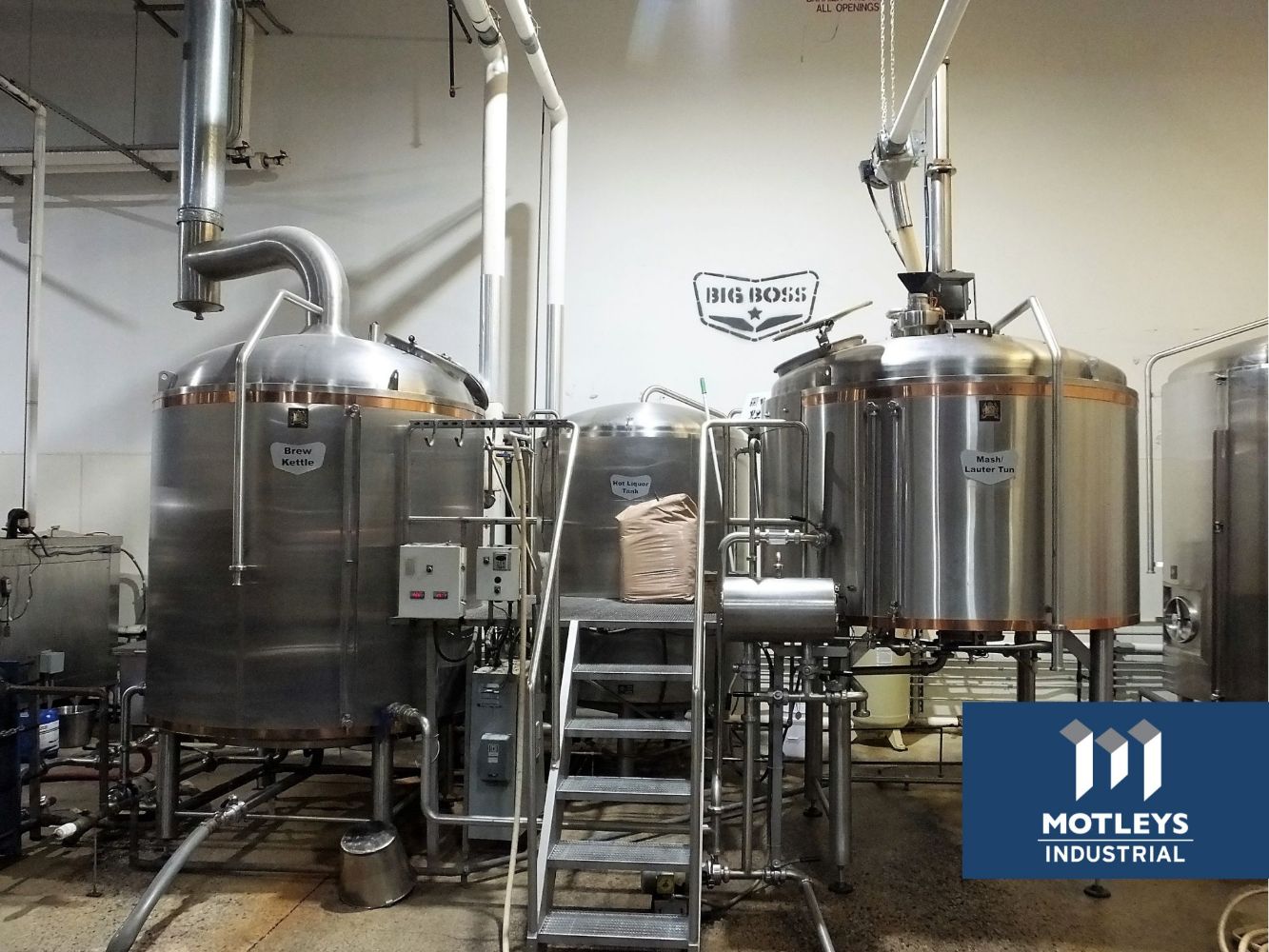 Brewery Equipment Auction / Former Big Boss Brewing Items | Newlands 25BBL Brewhouse, Jacketed Tanks, Chillers, Boiler and More! | Raleigh, NC