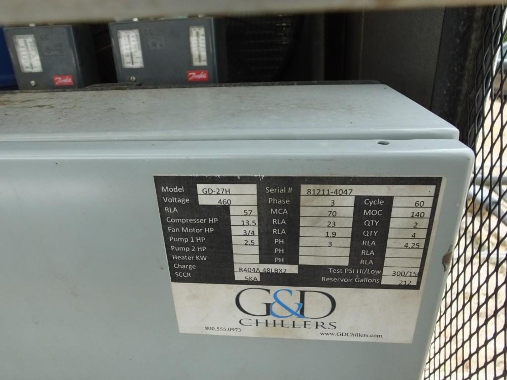 2010 G&D Chillers GD-27H Multi-Stage Chiller - Image 3 of 6