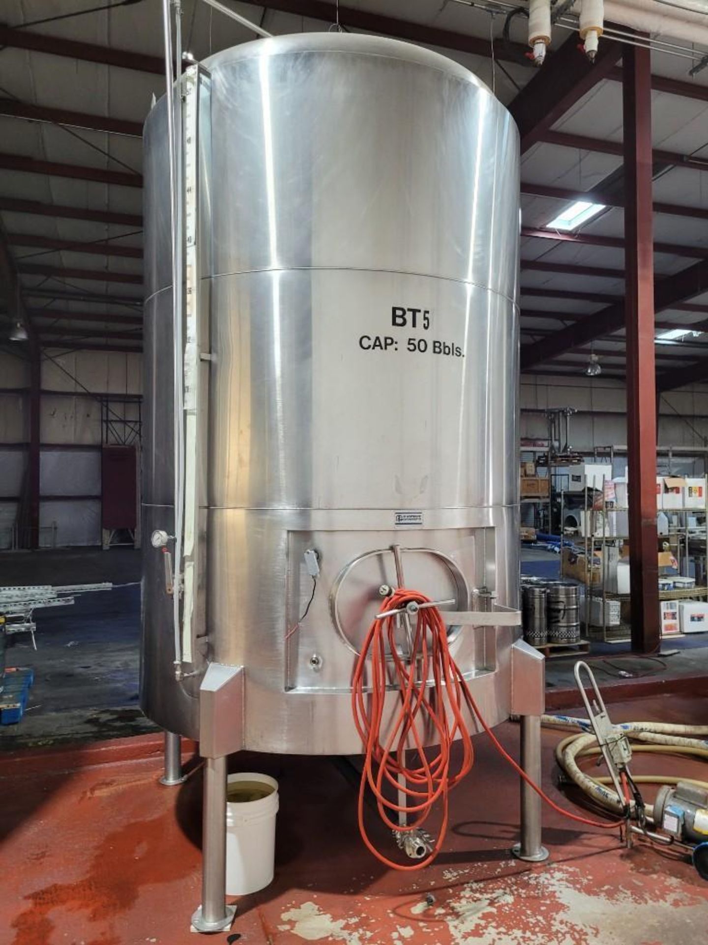 JV Northwest CT22 50 BBL S/S Jacketed Tank