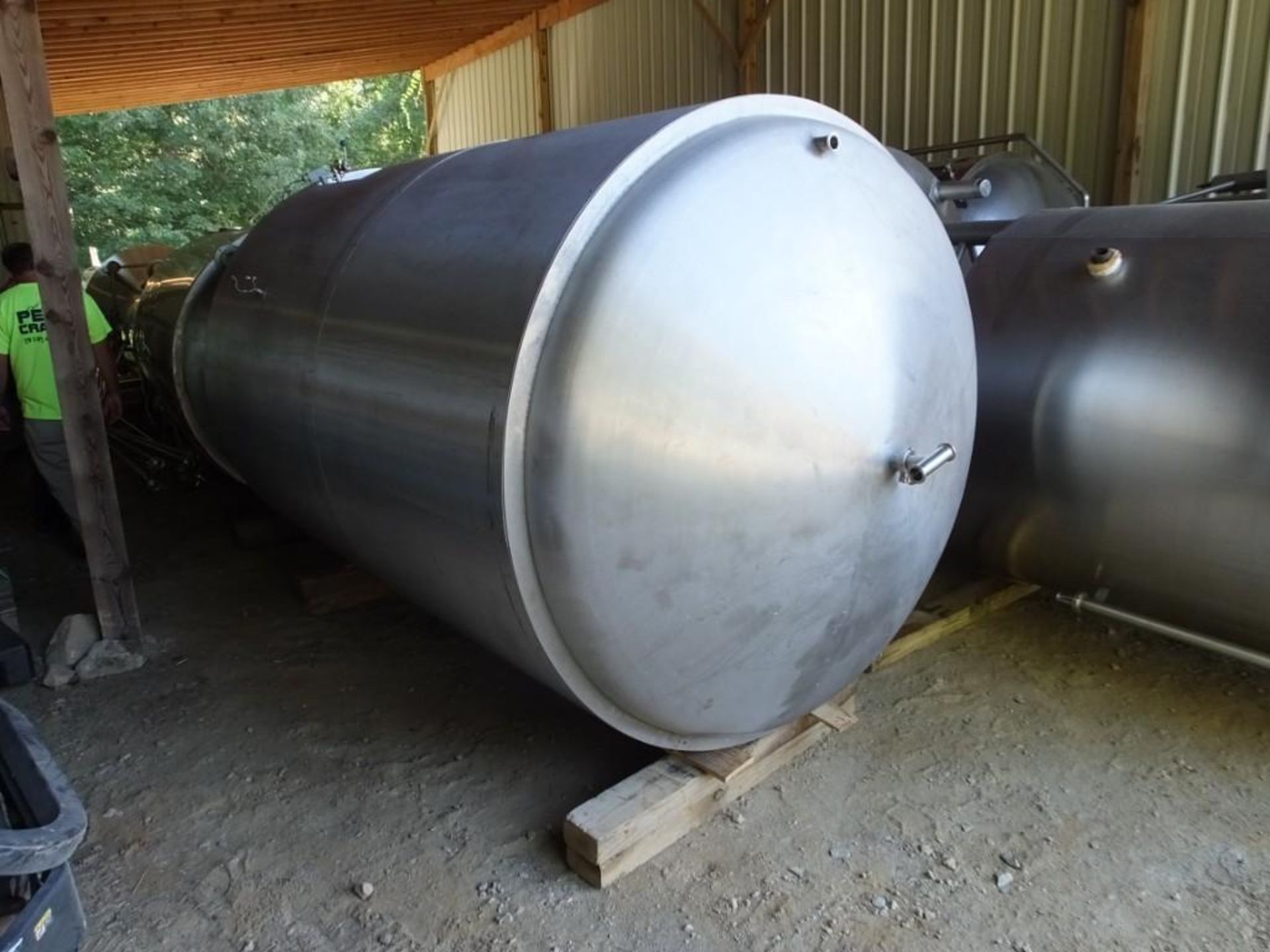 1997 Pugsleys CT07 50 BBL S/S Jacketed Tank - Image 5 of 6