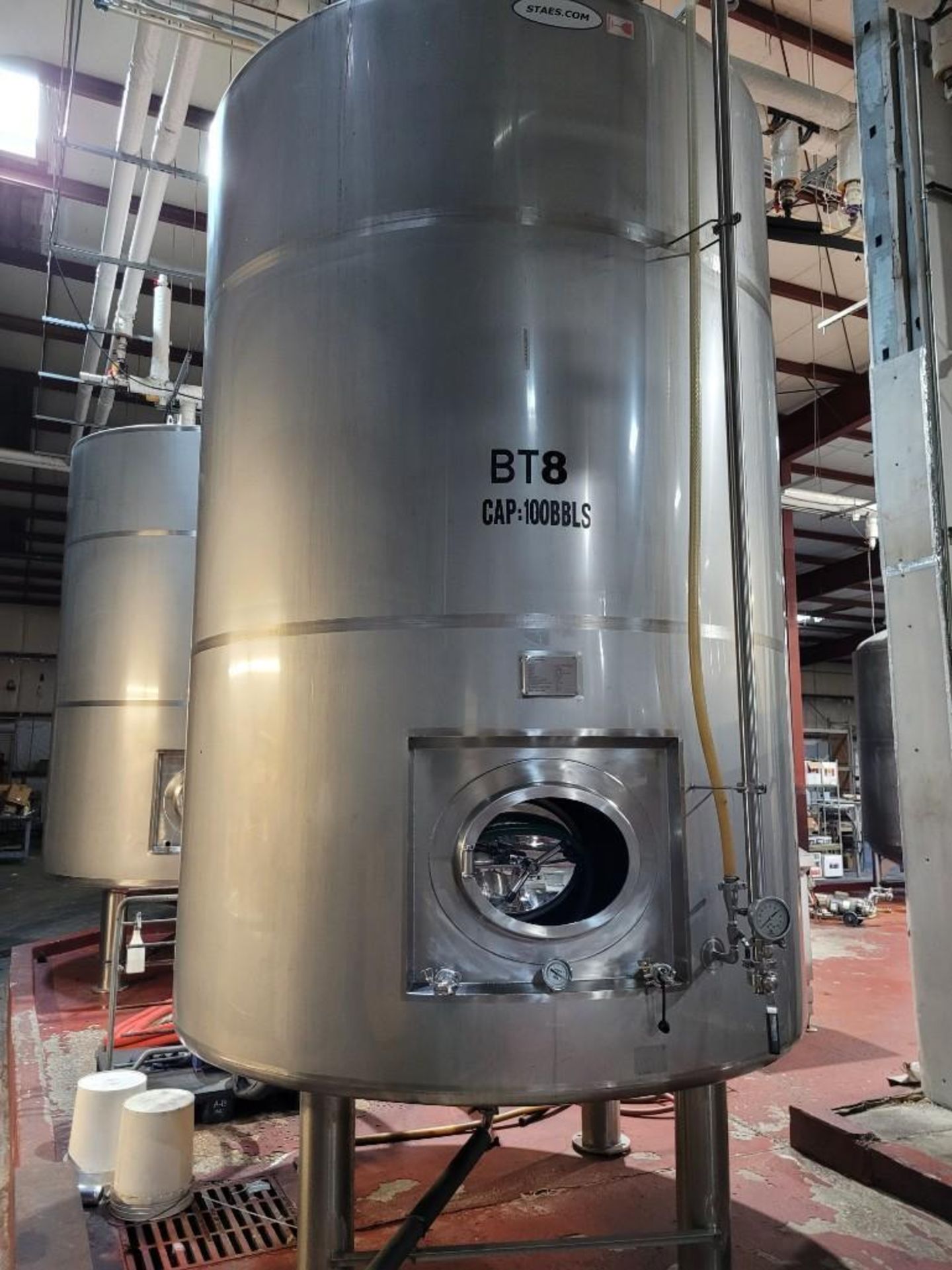 Staes CT20/BT7 100 BBL S/S Jacketed Tank