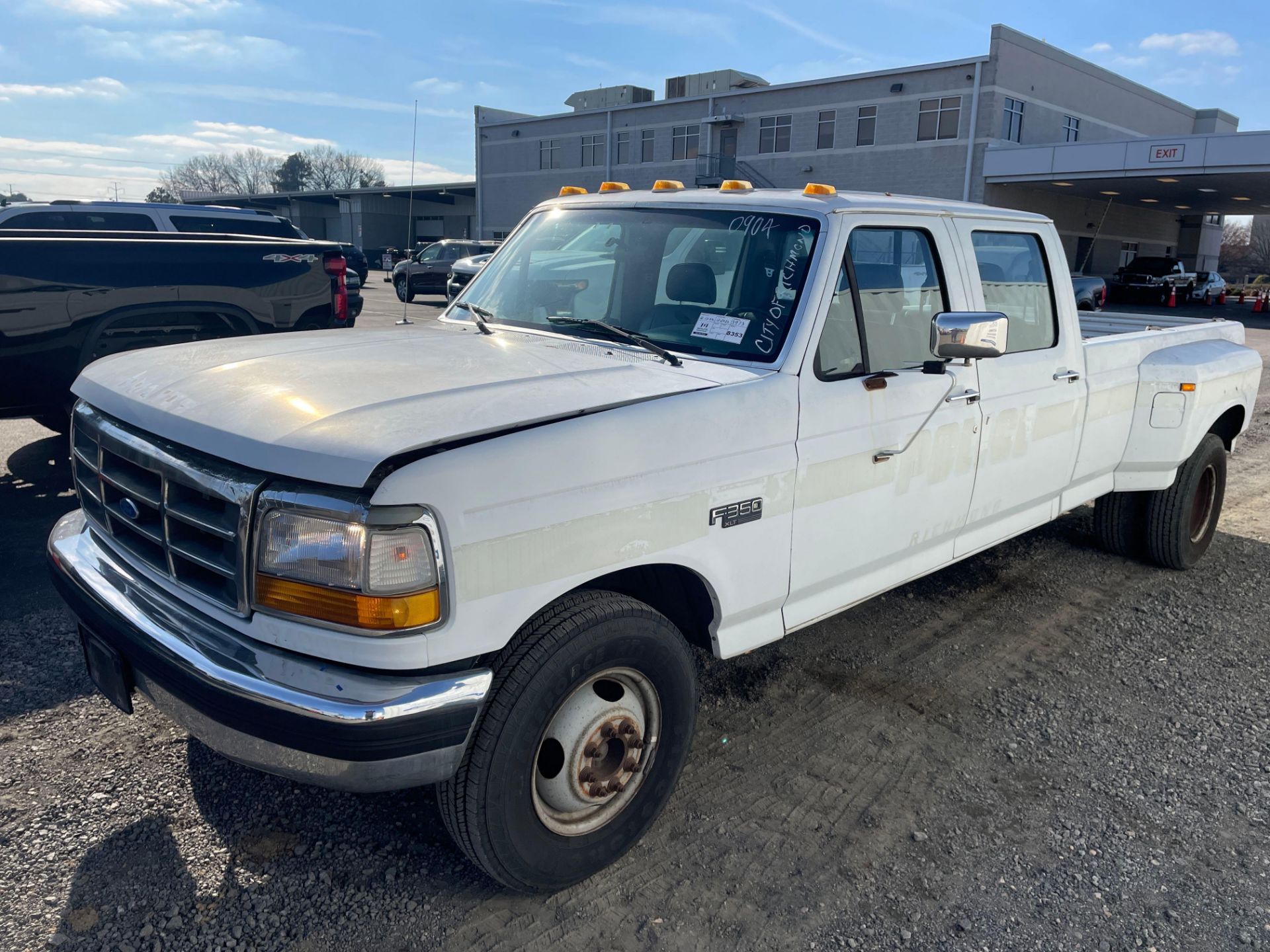 1994 Ford F350 XLT Crew Cab Dually Pickup Truck - Image 4 of 19