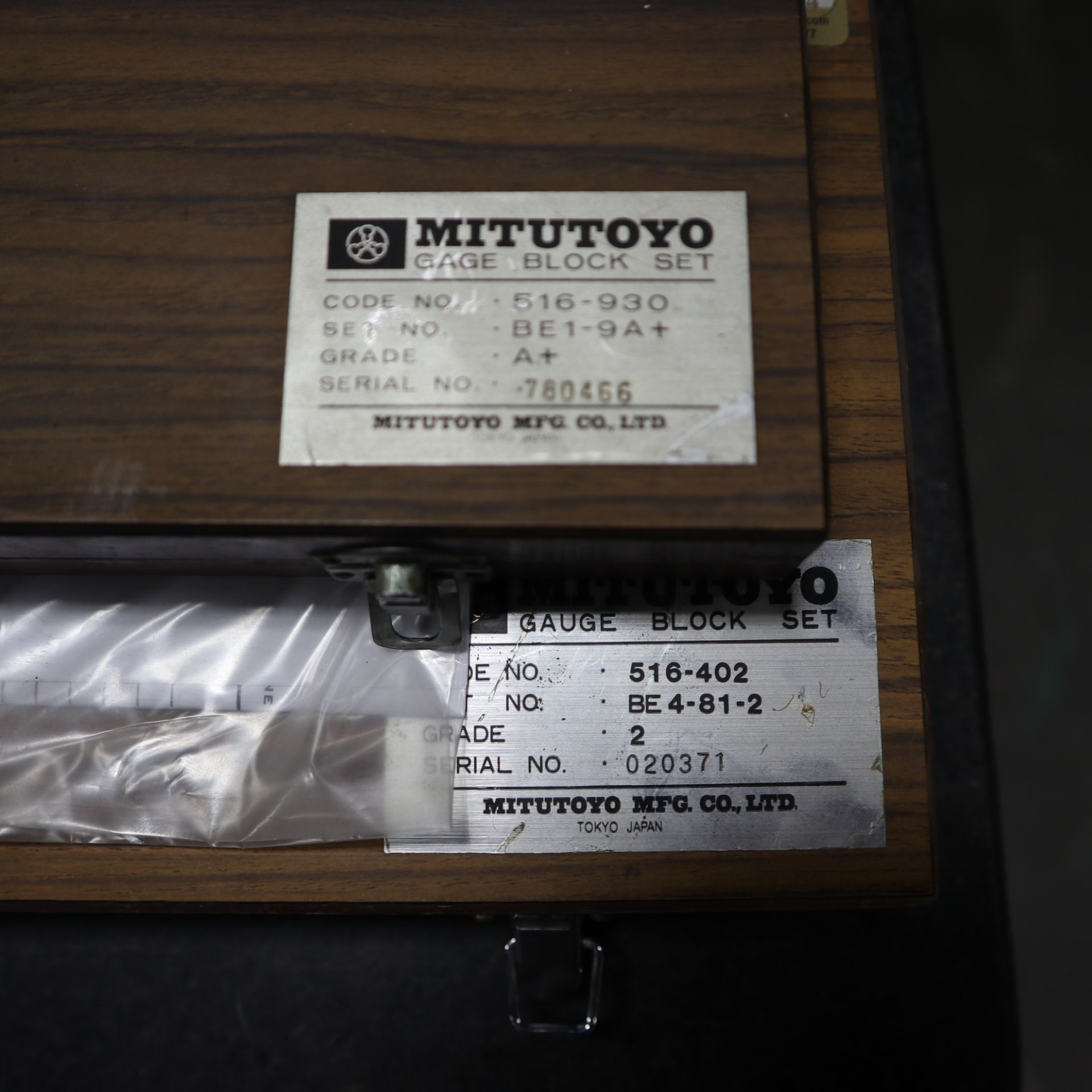 MITUTOYO GAGE BLOCK SETS, PARTIAL - Image 2 of 4