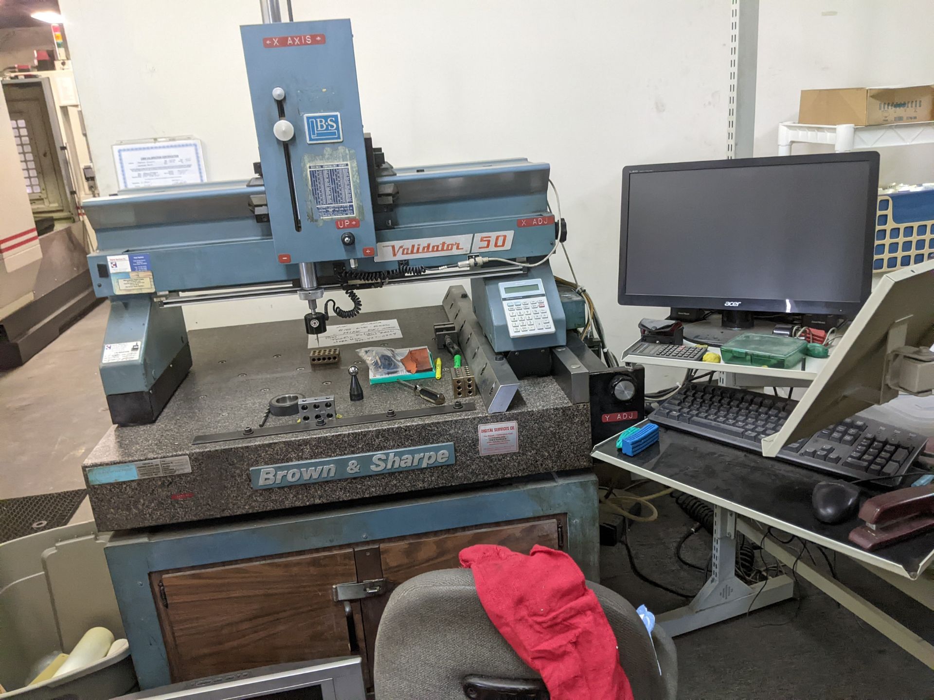 BROWN & SHARPE VALIDATOR-50 CMM WITH RENISHAW 1-TP PROBE - Image 2 of 2