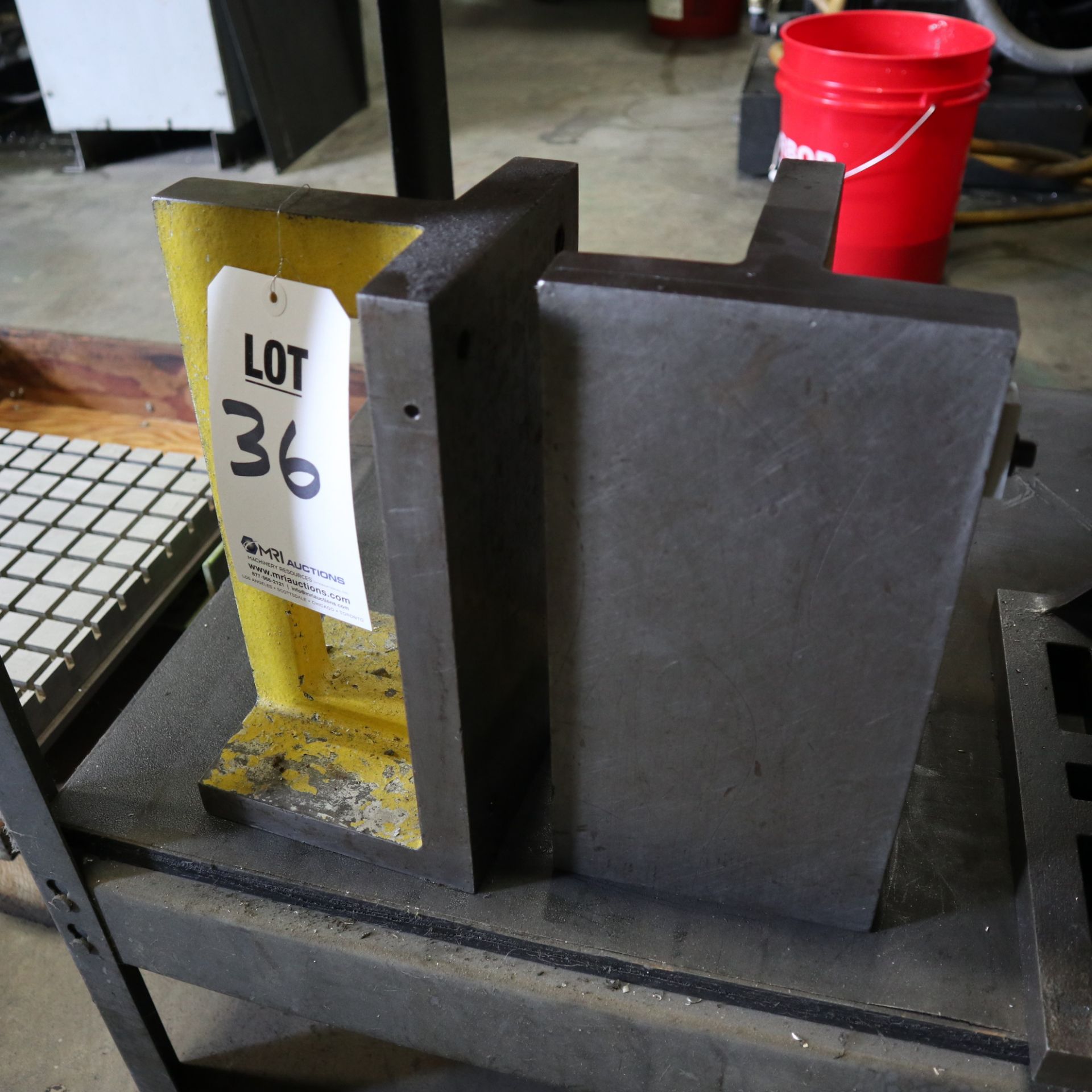 (2) ANGLE PLATES 12" X 6" - Image 2 of 2