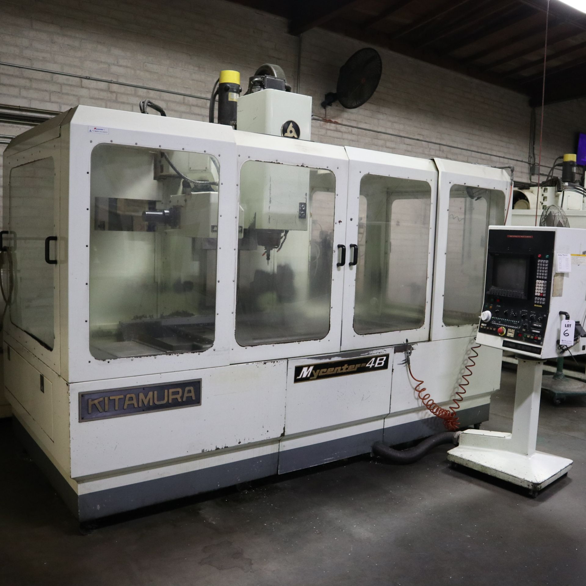 1987 KITAMURA MYCENTER 4B CNC VERTICAL MACHINING CENTER, S/N 30461, 6,000 RPM SPINDLE, RAPIDS 394