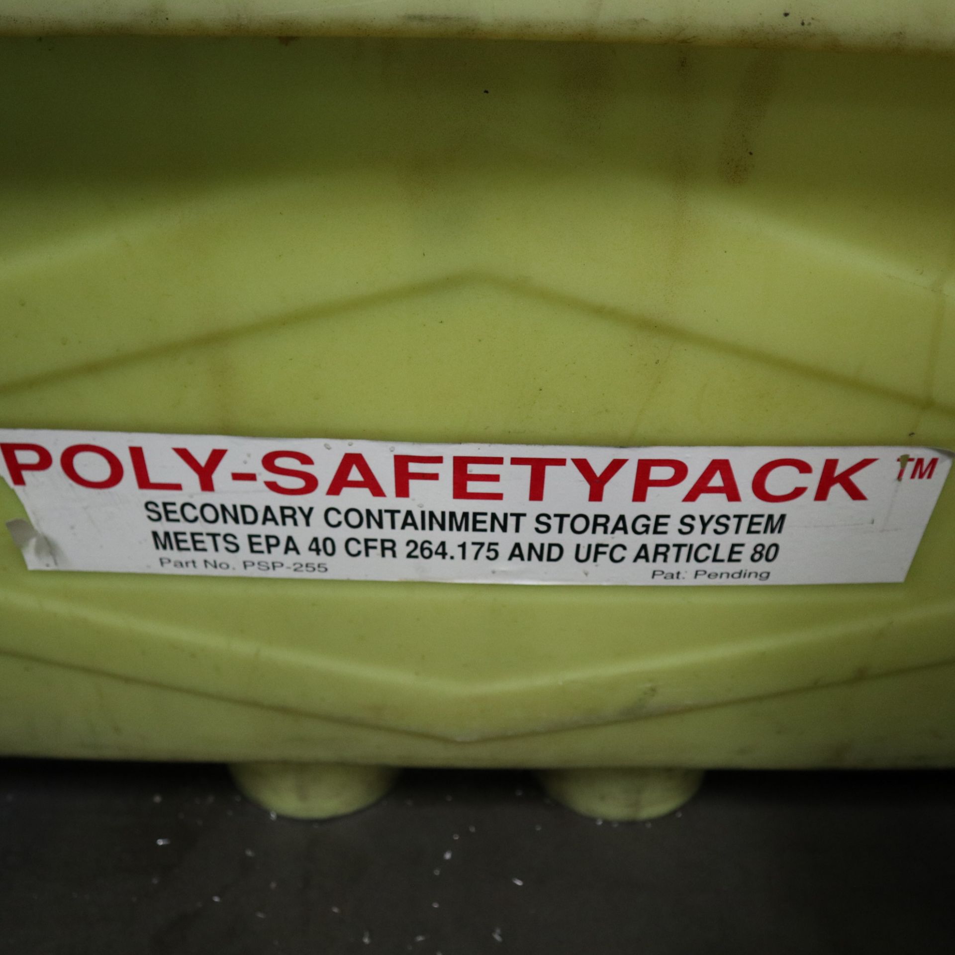 LOT TO INCLUDE: (2) POLY-SAFETYPACK CONTAINMENT STORAGE SYSTEM WITH COVERS - Image 3 of 3