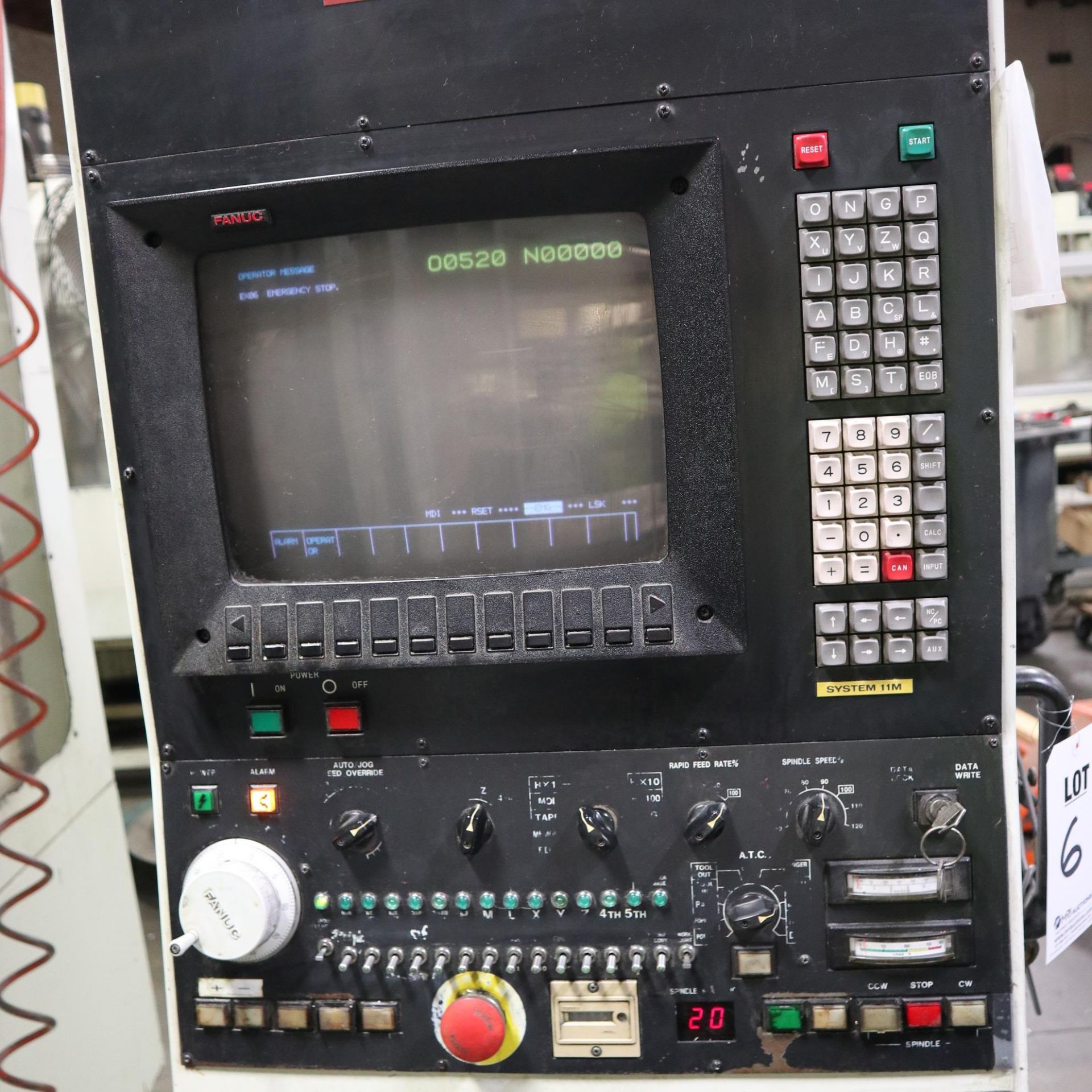 1987 KITAMURA MYCENTER 4B CNC VERTICAL MACHINING CENTER, S/N 30461, 6,000 RPM SPINDLE, RAPIDS 394 - Image 9 of 10