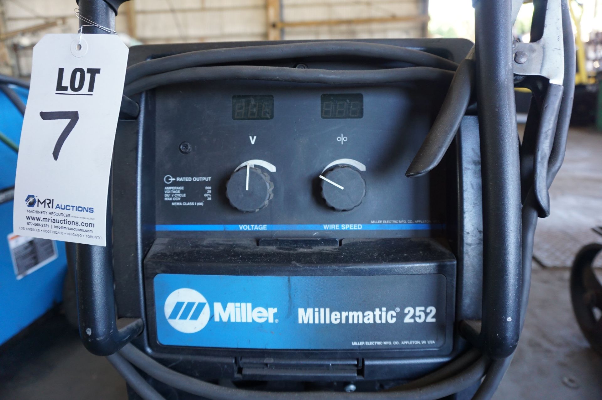 MILLER MILLERMATIC 252 MIG WELDER, S/N MK130011N - Image 3 of 5