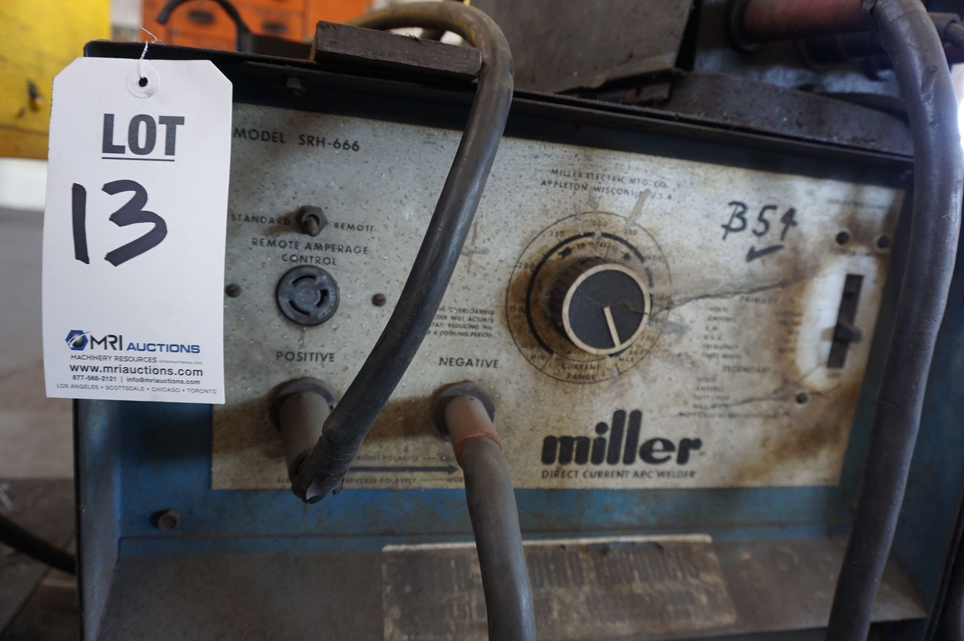 MILLER DC ARC WELDER MODEL SRH-666 *FOR PARTS*, NELSON TRW NS/30 *FOR PARTS* - Image 4 of 7