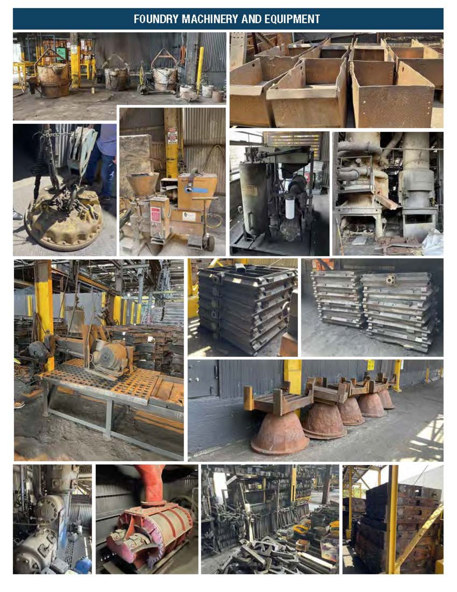 COMPLETE GREEN SAND AND NO BAKE IRON FOUNDRY AND METAL FABRICATION SHOP ONLINE AUCTION - Image 4 of 8