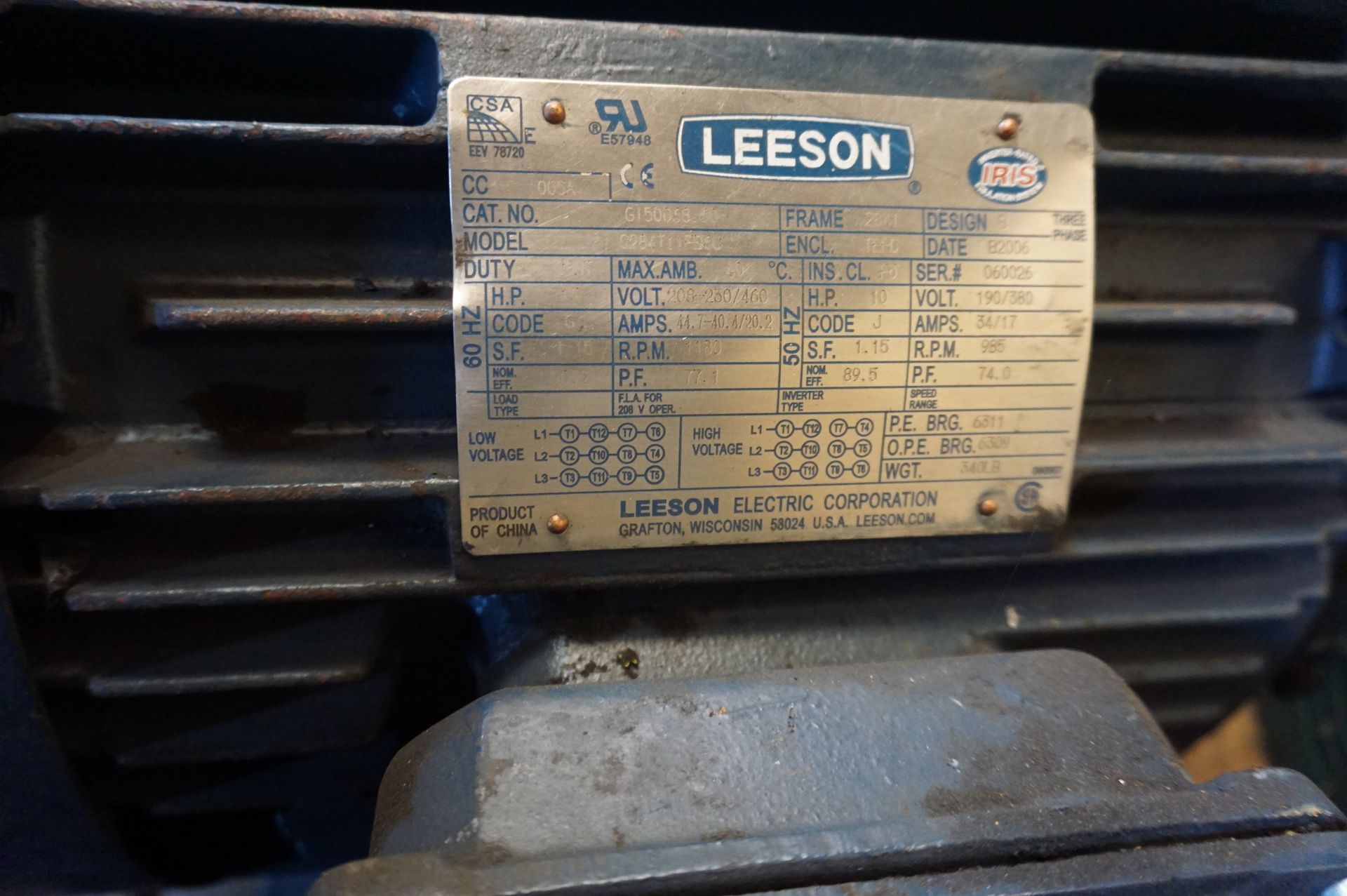 PALLET LOT TO INCLUDE: MISC. LEESON, SUPERMAX, AND WATTSAVER MOTORS - Image 3 of 6