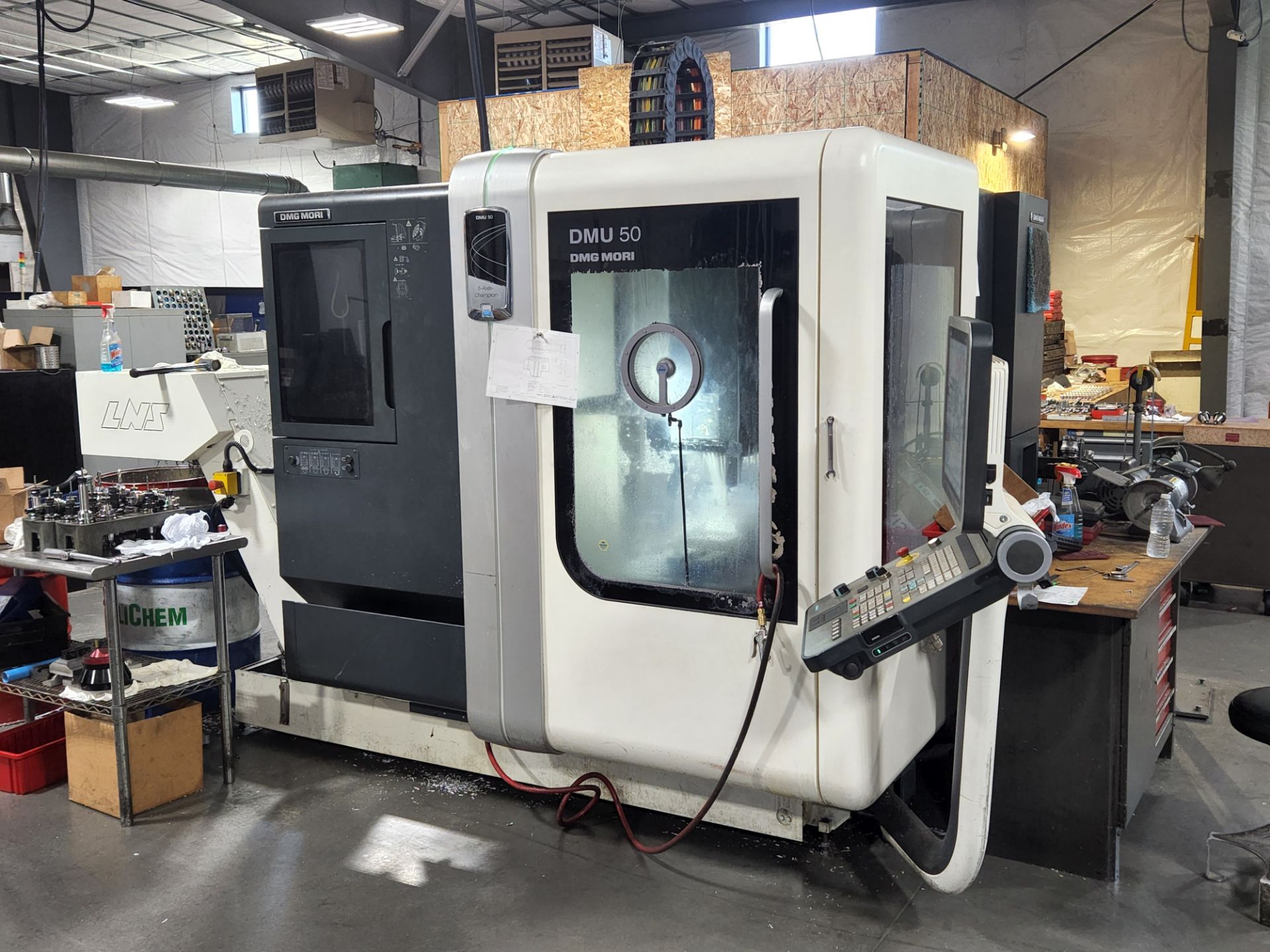 2015 DMG MORI SEIKI DMU 50,  SIEMENS CONTROL,  19.6 X 17.7 X 15.74,  B-AXIS -5 TO 110 DEGREES, 14000 - Image 8 of 9