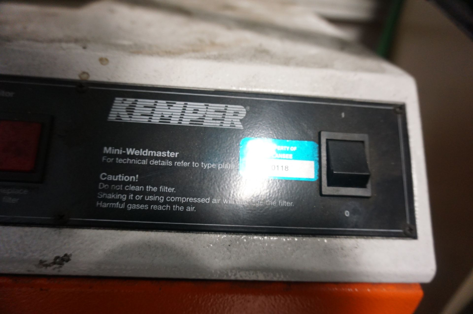 KEMPER MINI WELDMASTER FUME EXTRACTOR AND FILTER UNIT - Image 3 of 4