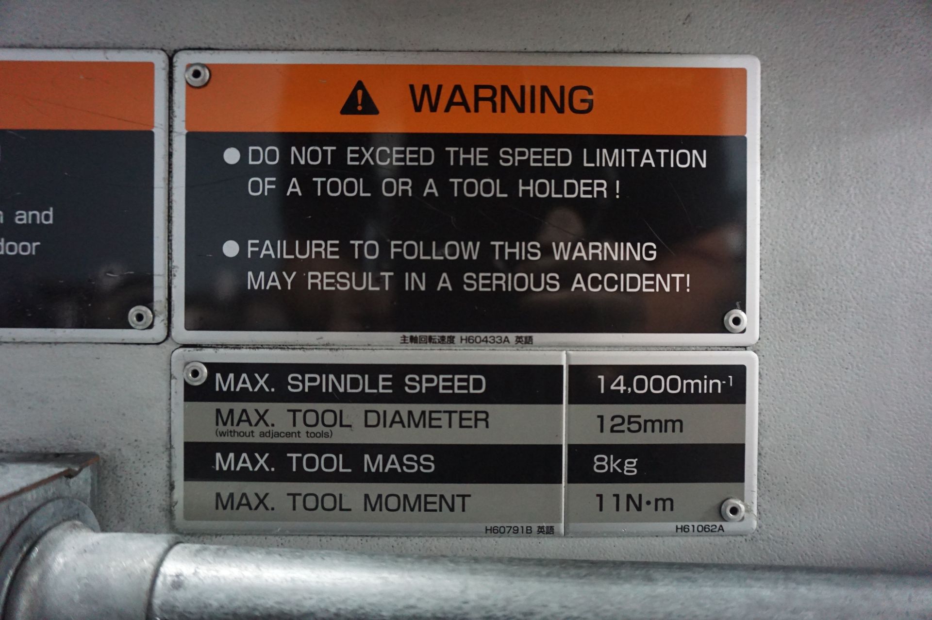 2006 MORI SEIKI NV5000A1A/40 VERTICAL MACHINING CENTER, 14,000 RPM, RENISHAW PROBING, 60 ATC, AIR - Image 5 of 15