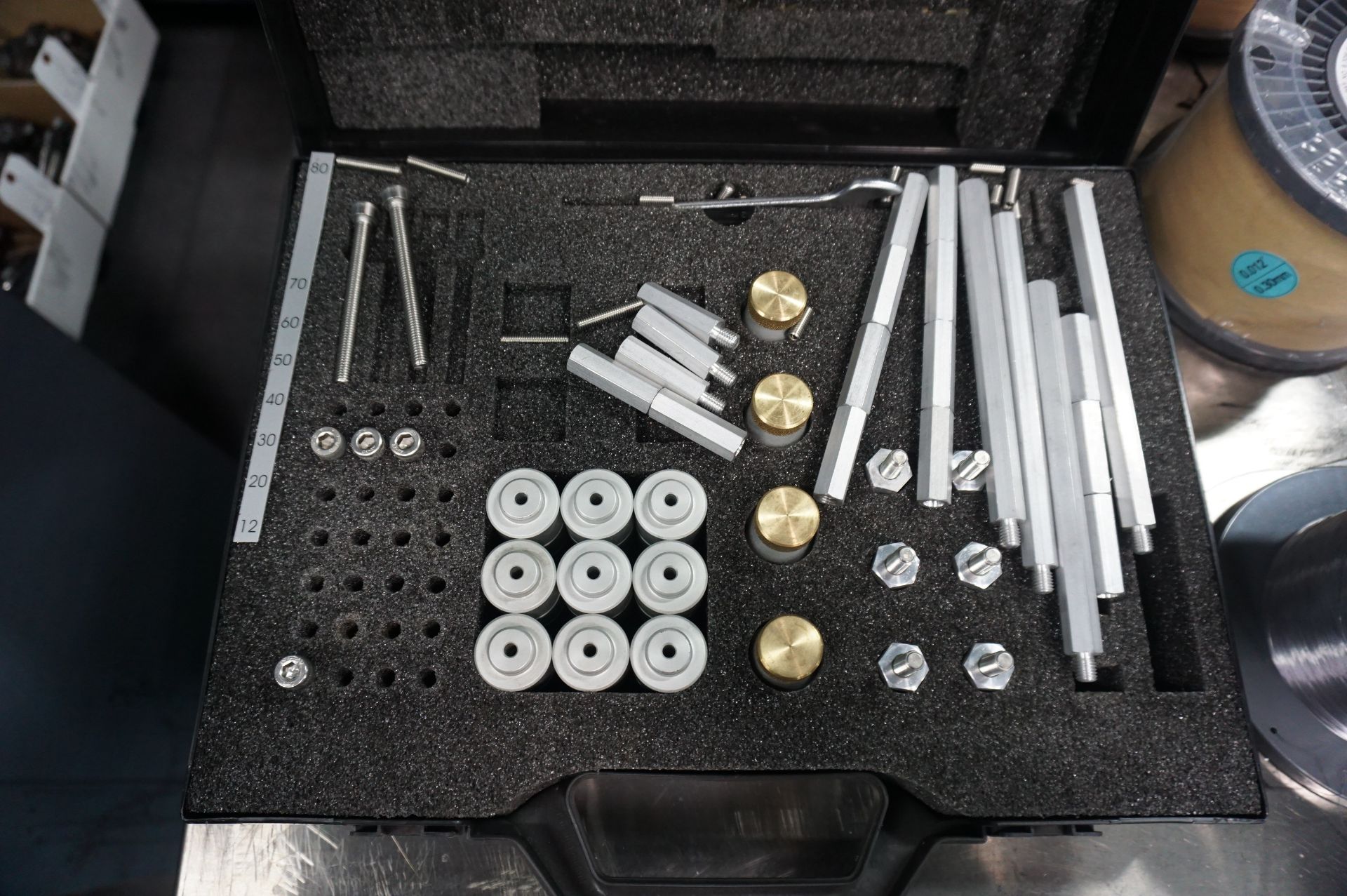 EDM SUPPORT LOT TO INCLUDE: MISC. TOOLING, WIRE SPOOLS, FILTERS - Image 4 of 4