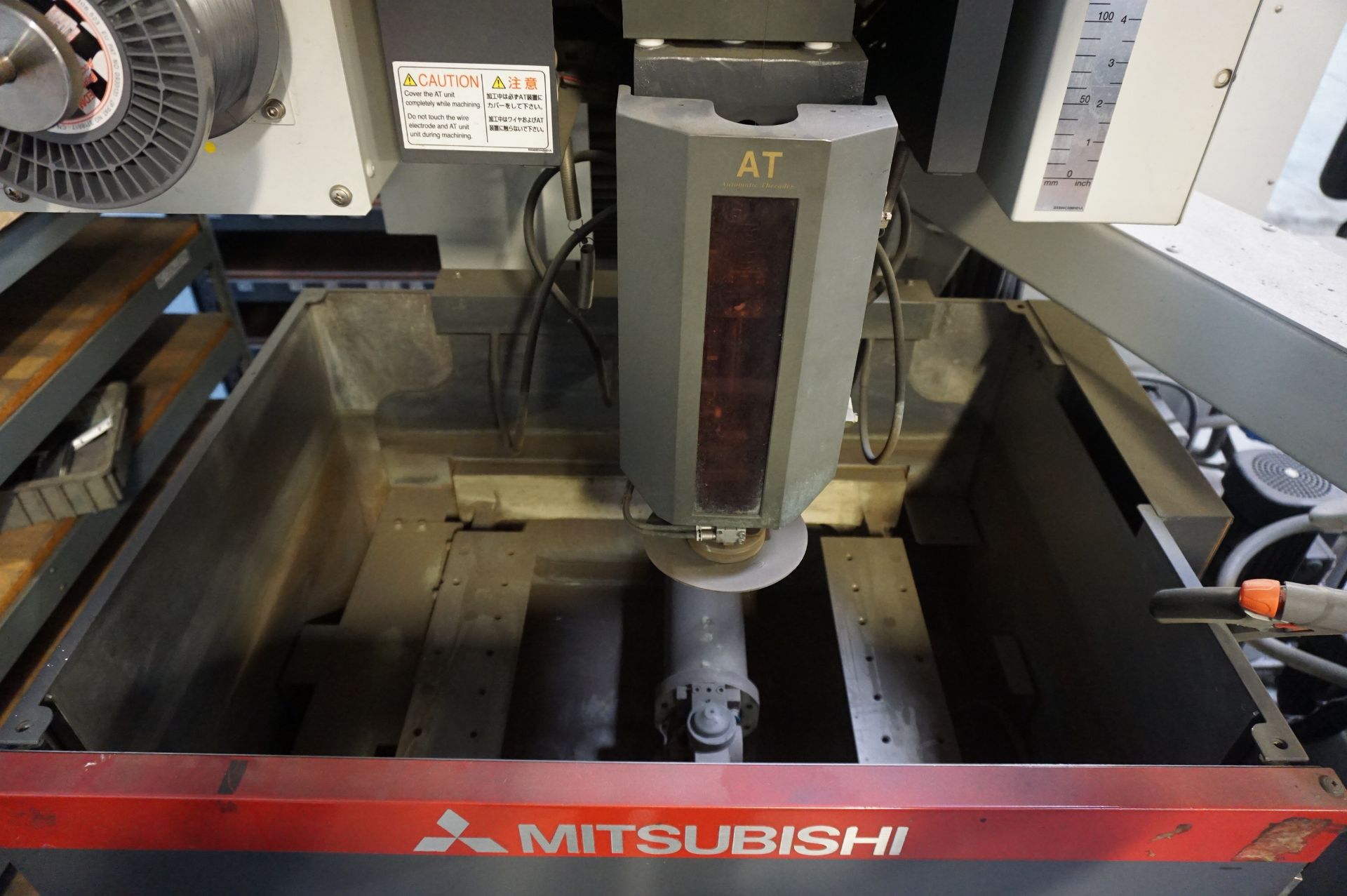 2007 MITSUBISHI MD+PROII WIRE ELECTRICAL DISCHARGE MACHINE MODEL BA8, WEIGHT 1800KG, S/N 50B8V201, - Image 5 of 10