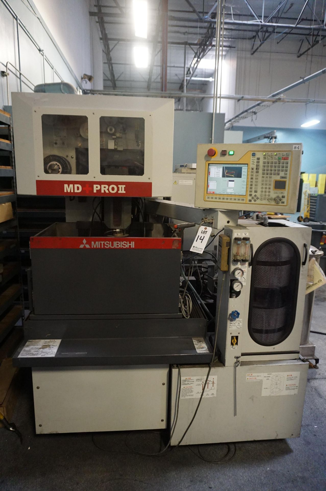 2007 MITSUBISHI MD+PROII WIRE ELECTRICAL DISCHARGE MACHINE MODEL BA8, WEIGHT 1800KG, S/N 50B8V201,