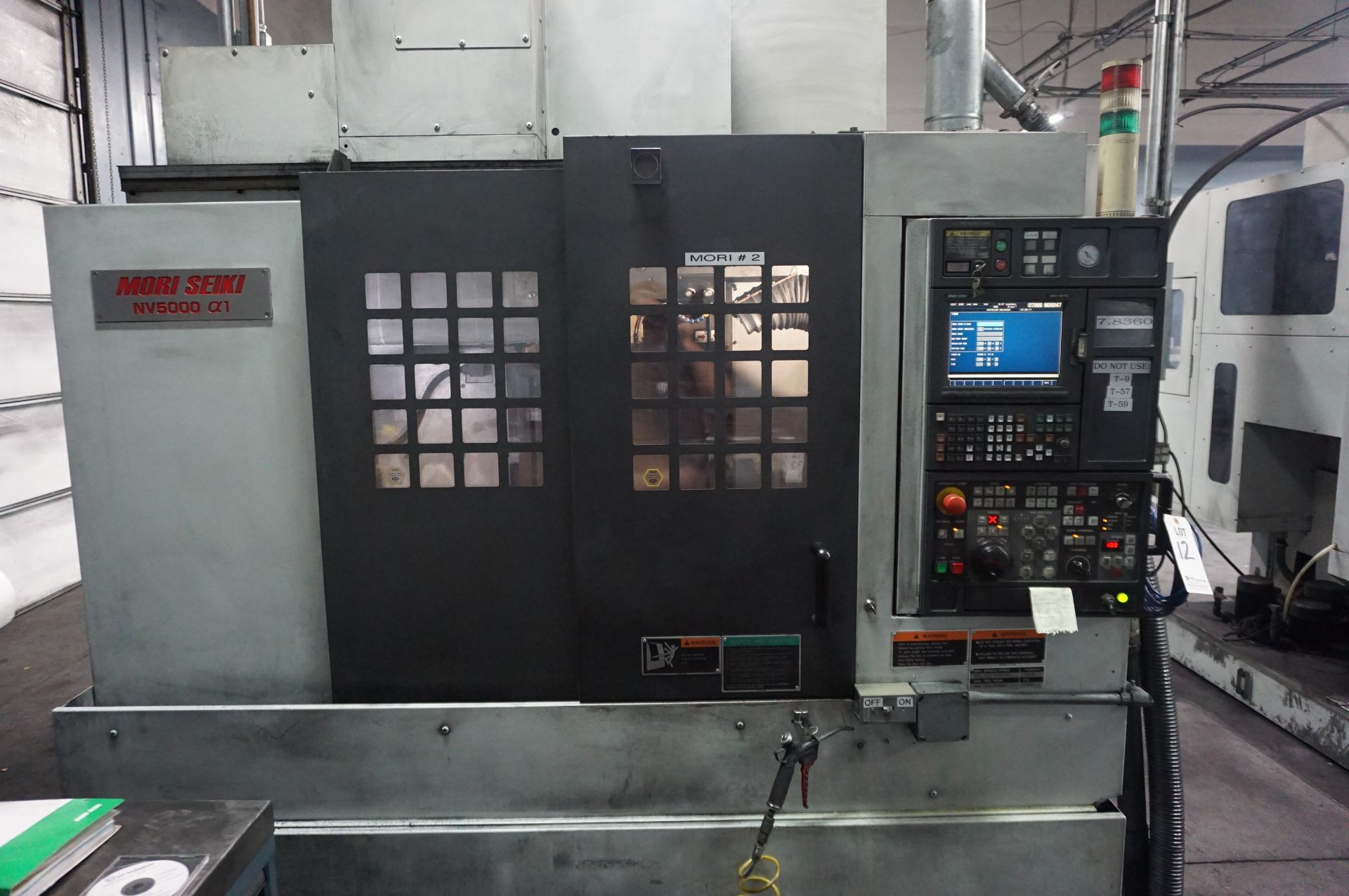 2006 MORI SEIKI NV5000A1A/40 VERTICAL MACHINING CENTER, 14,000 RPM, RENISHAW PROBING, 60 ATC, AIR