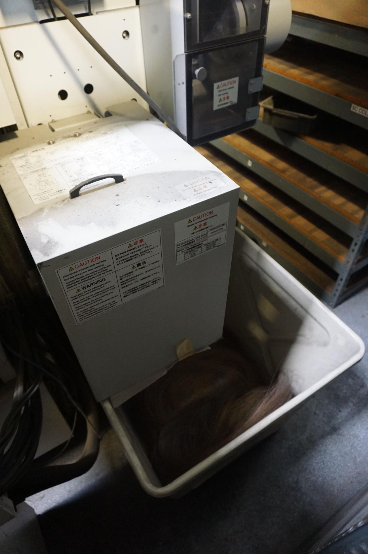 2007 MITSUBISHI MD+PROII WIRE ELECTRICAL DISCHARGE MACHINE MODEL BA8, WEIGHT 1800KG, S/N 50B8V201, - Image 8 of 10