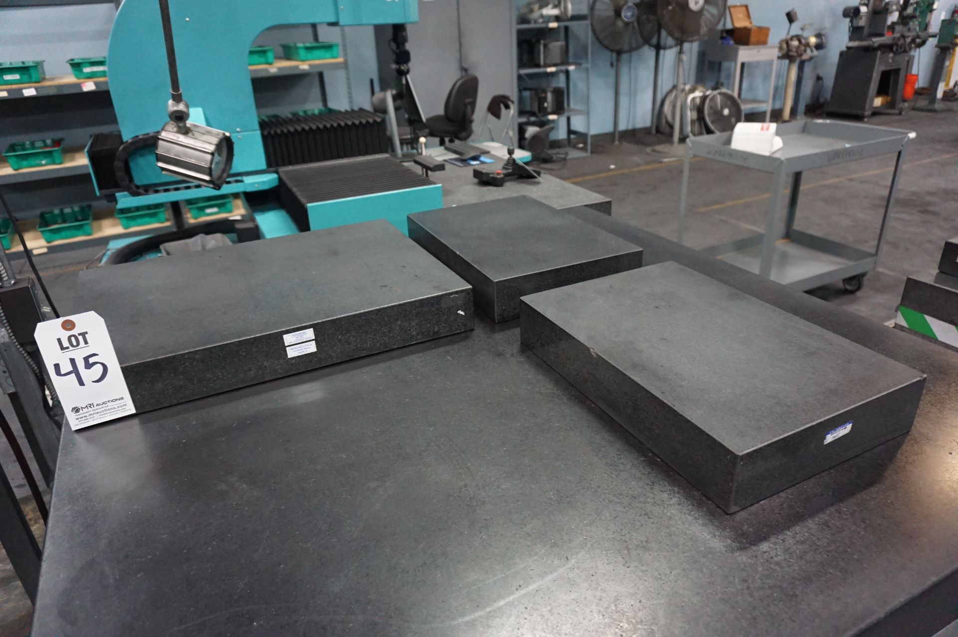 LOT TO INCLUDE: (1) GRANITE SURFACE PLATE 18" X 24", (2) GRANITE SURFACE PLATES 18" X 12"