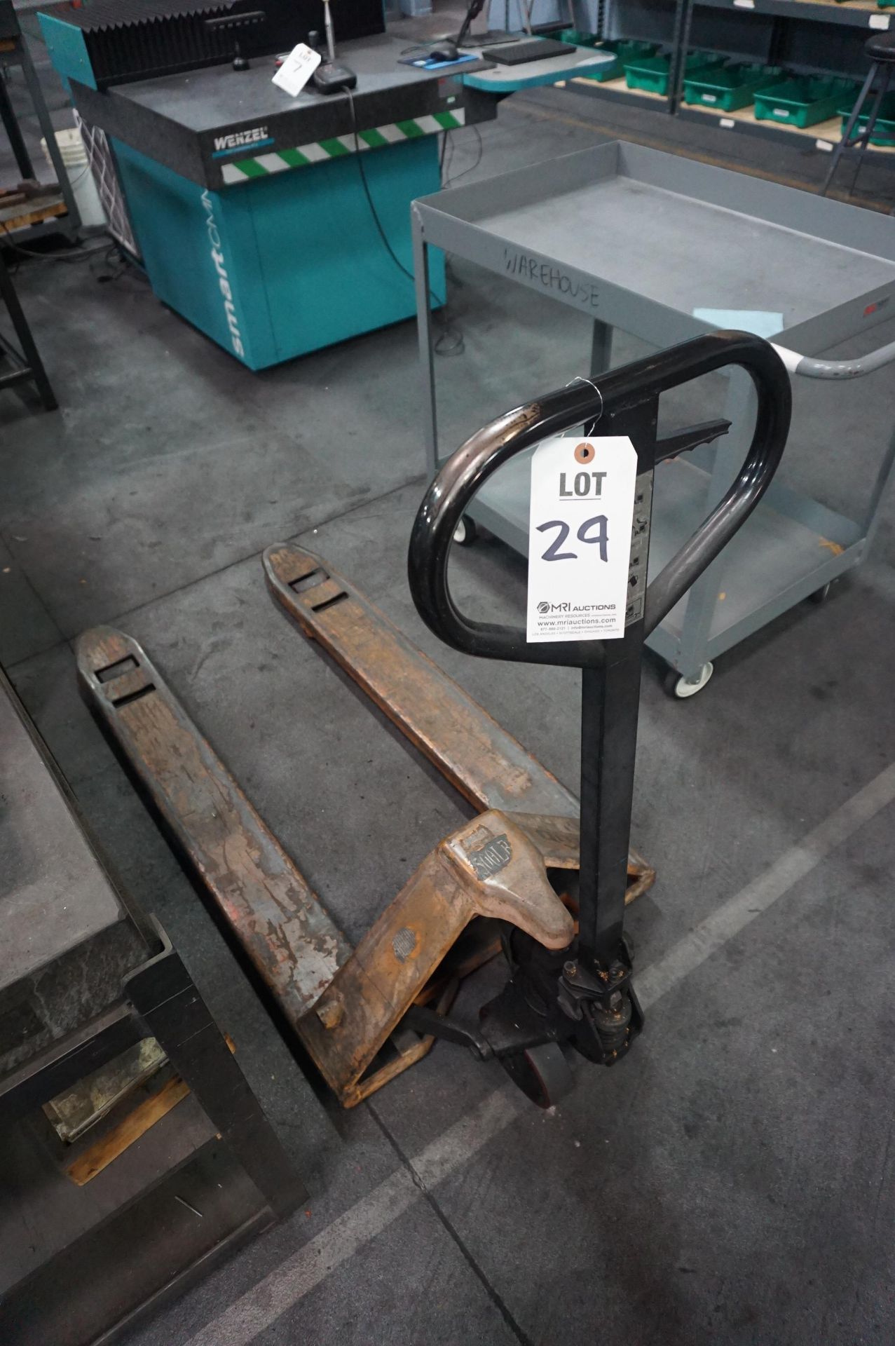 QLTY PALLET JACK, CAPACITY 5500 LBS *LATE PICK UP*