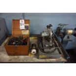 LOT TO INCLUDE: (1) SK ROTUS IM-301 AND IH-300 AIR GRINDER, (1) NORTON 459A TRUING DEVICE WITH