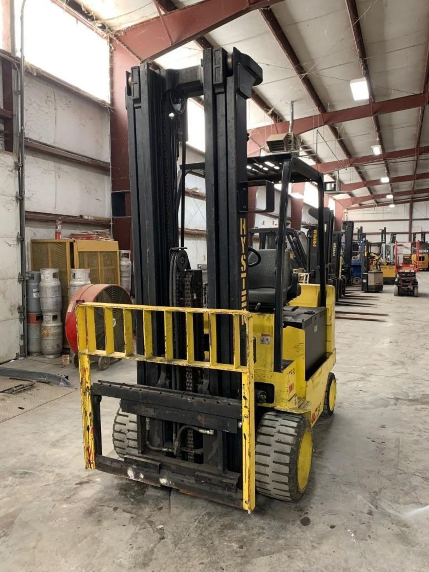 2005 HYSTER EE-RATED 10,000-LB. CAPACITY FORKLIFT, MODEL: E100ZS, S/N: D098N01783C, 48V ELECTRIC WIT - Image 7 of 7