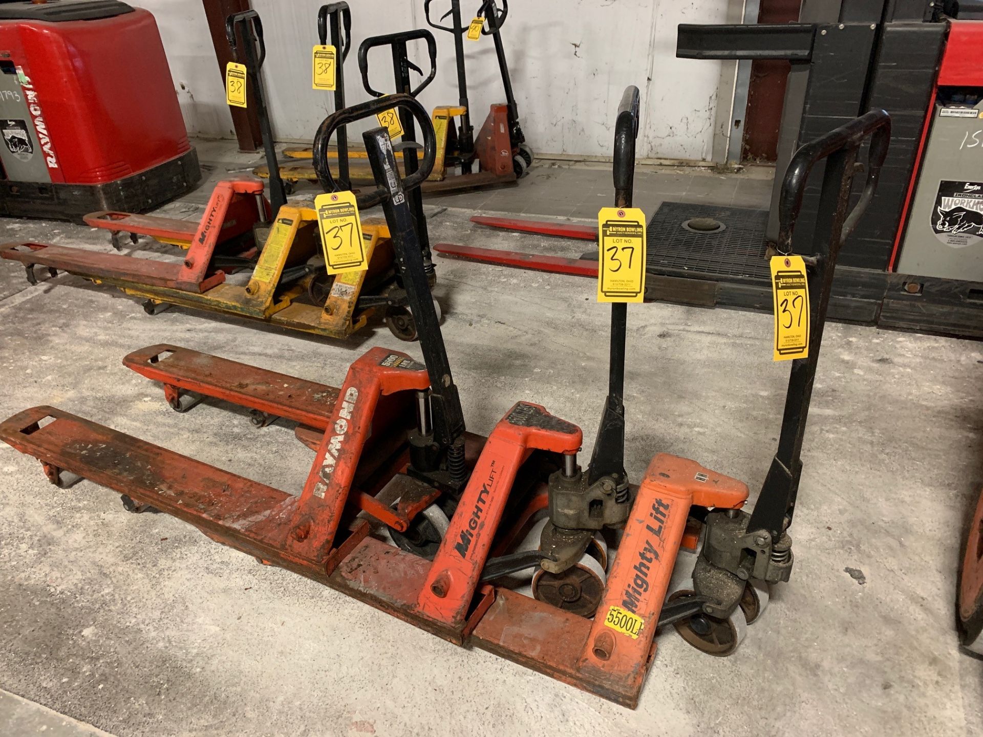 (3) 5,000-LB. CAPACITY HYDRAULIC PALLET JACKS