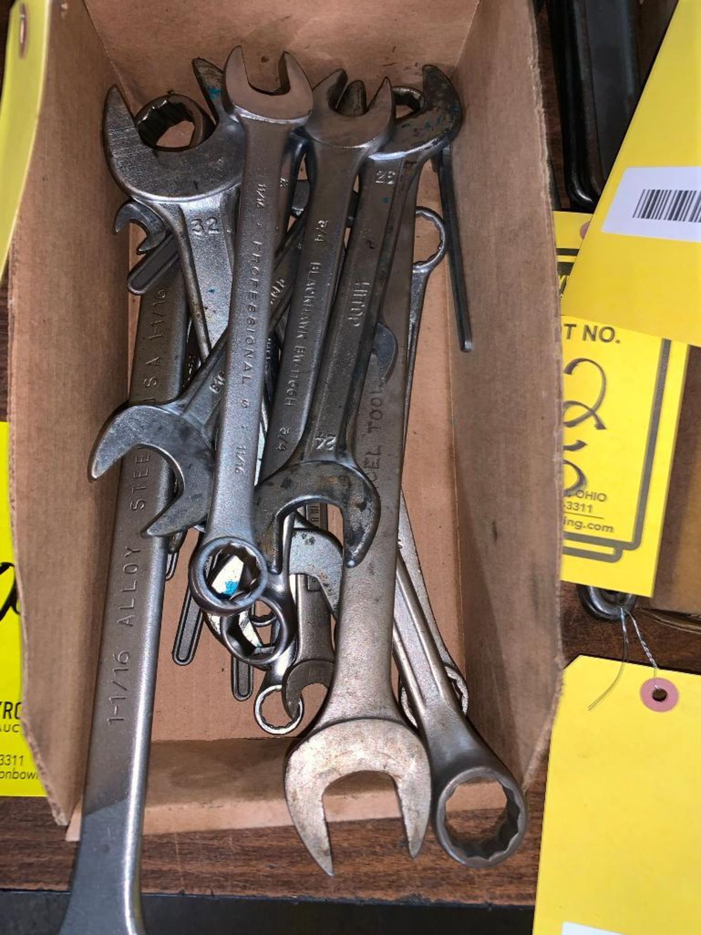 (2) BOXES W/ ASSORTED WRENCHES