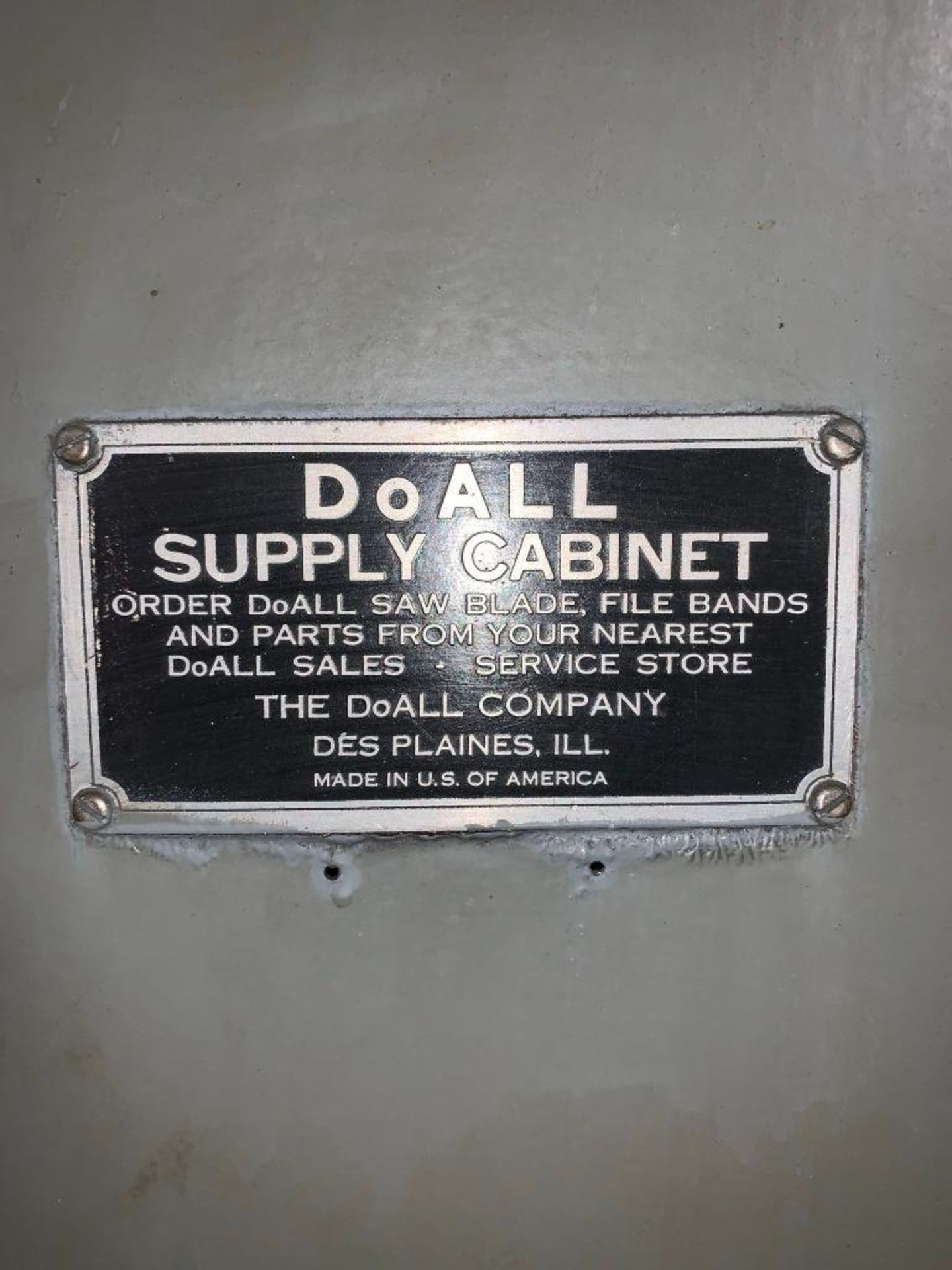 DOALL SUPPLY CABINET & CONTENT - Image 2 of 6