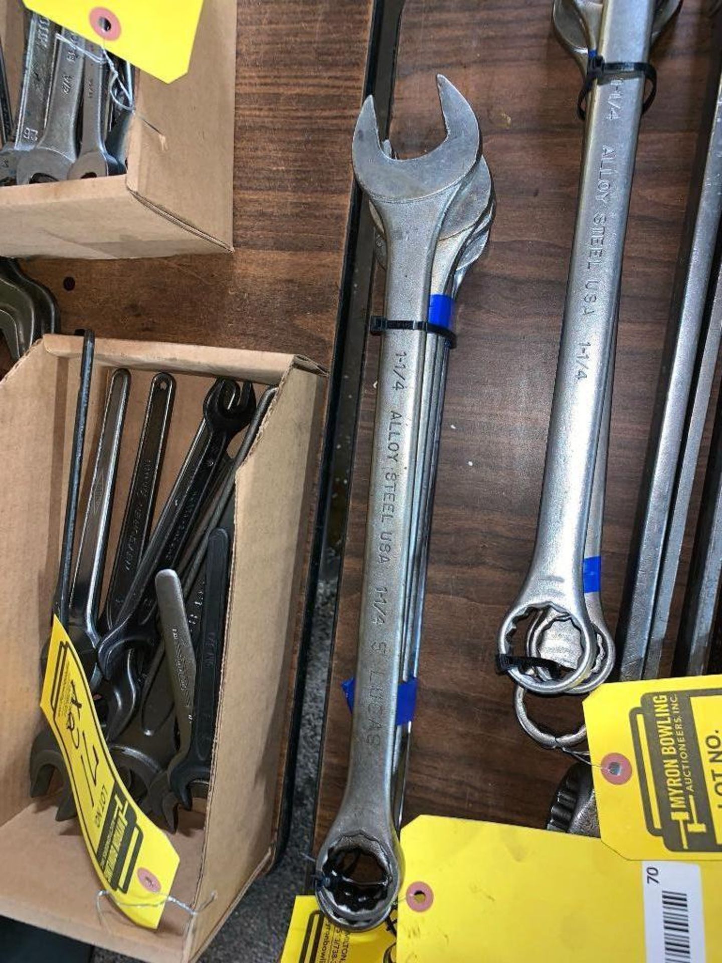 (4) ASSORTED END WRENCHES