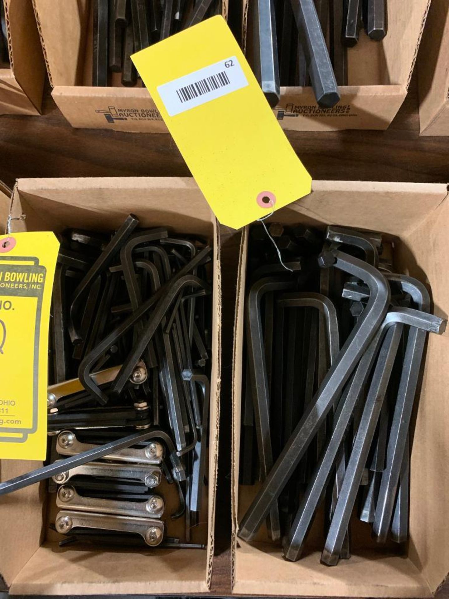 (2) BOXES W/ ASSORTED ALLEN WRENCHES