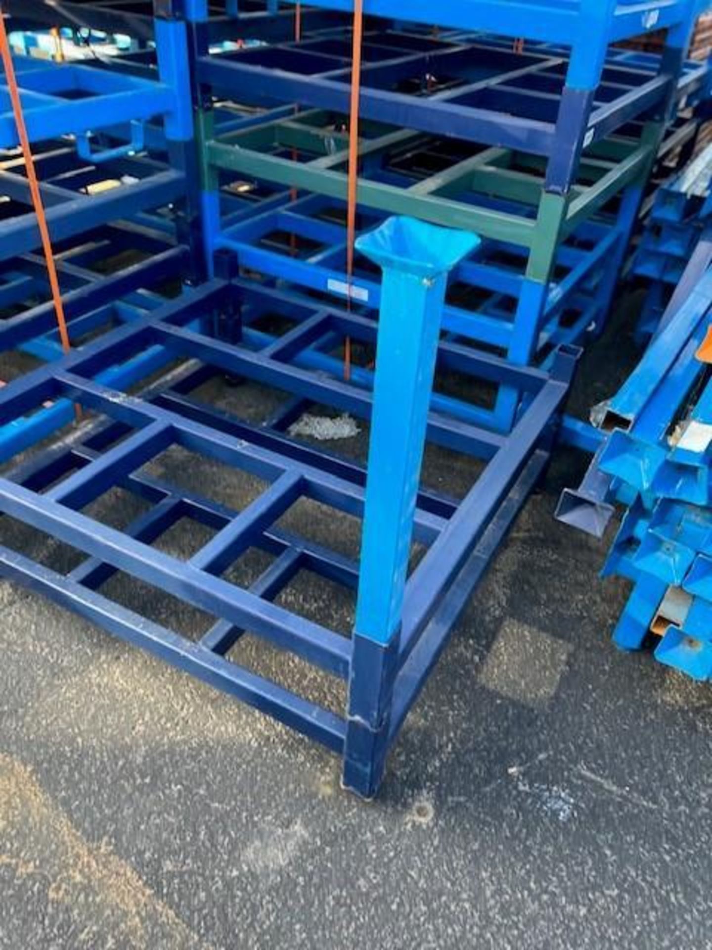 (150X) USED STACK RACK 48" X 48" X 48" COLOR LIGHT BLUE , LOCATION: 13770 W. PEORIA AVE, SURPRISE, A - Image 2 of 2