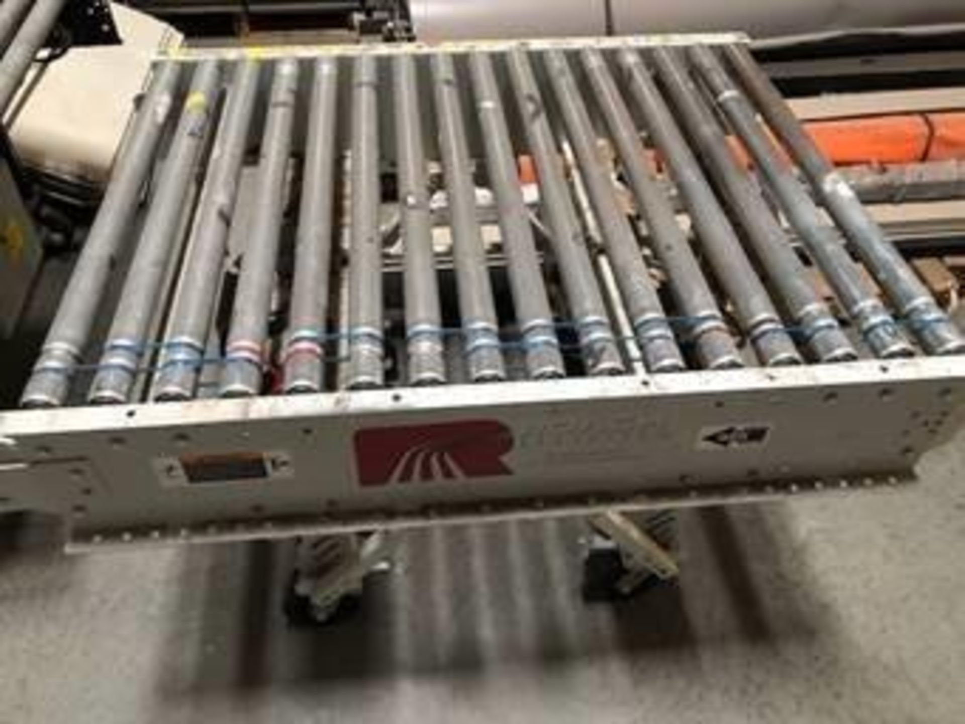 (36) USED ROACH CONVEYORS, 36" W X 120" L, 2" ROLLERS, POWER BELT CONVEYOR, LOCATION: 13770 W. PEORI