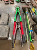 (3) ASSORTED SIZE BOLT CUTTERS