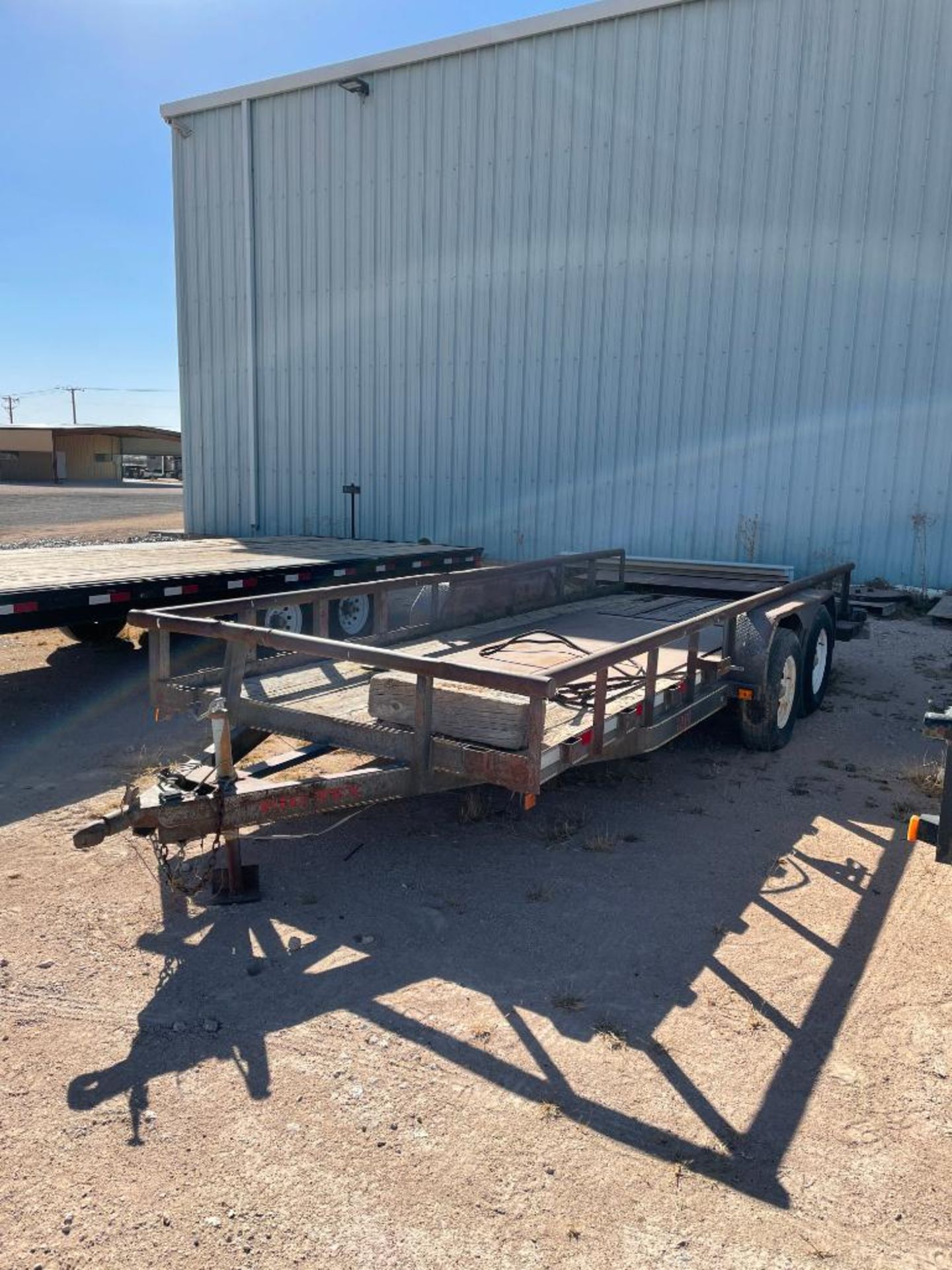 BIG TEX 12PI 20' X 7' UTILITY TRAILER, DUAL SINGLE AXLE, 2-5/16'' HITCH (NO TITLE) - Image 2 of 4