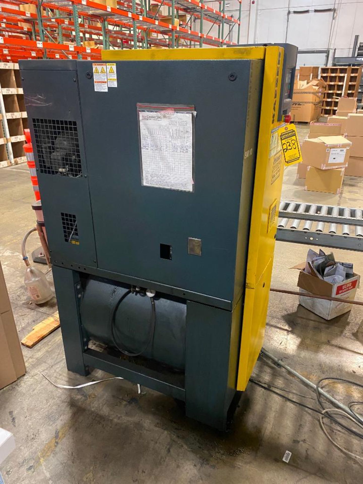 KAESER SM10 AIR COMPRESSOR, S/N 1072, 35,560 HRS. - Image 3 of 4