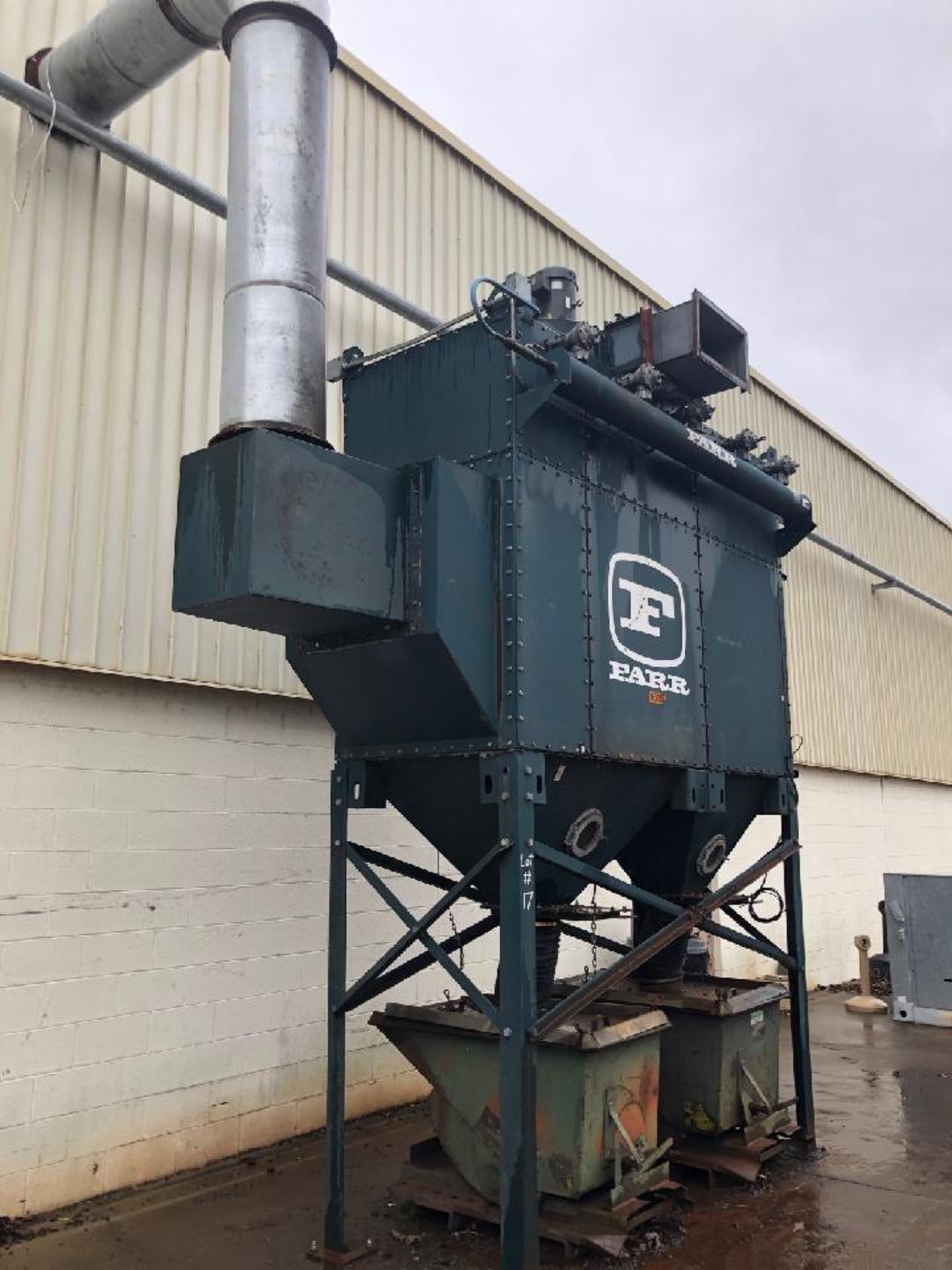 FARR GOLD SERIES DOUBLE HOPPER DUST COLLECTOR, MODEL GS-10, S/N 742384 - Image 3 of 3