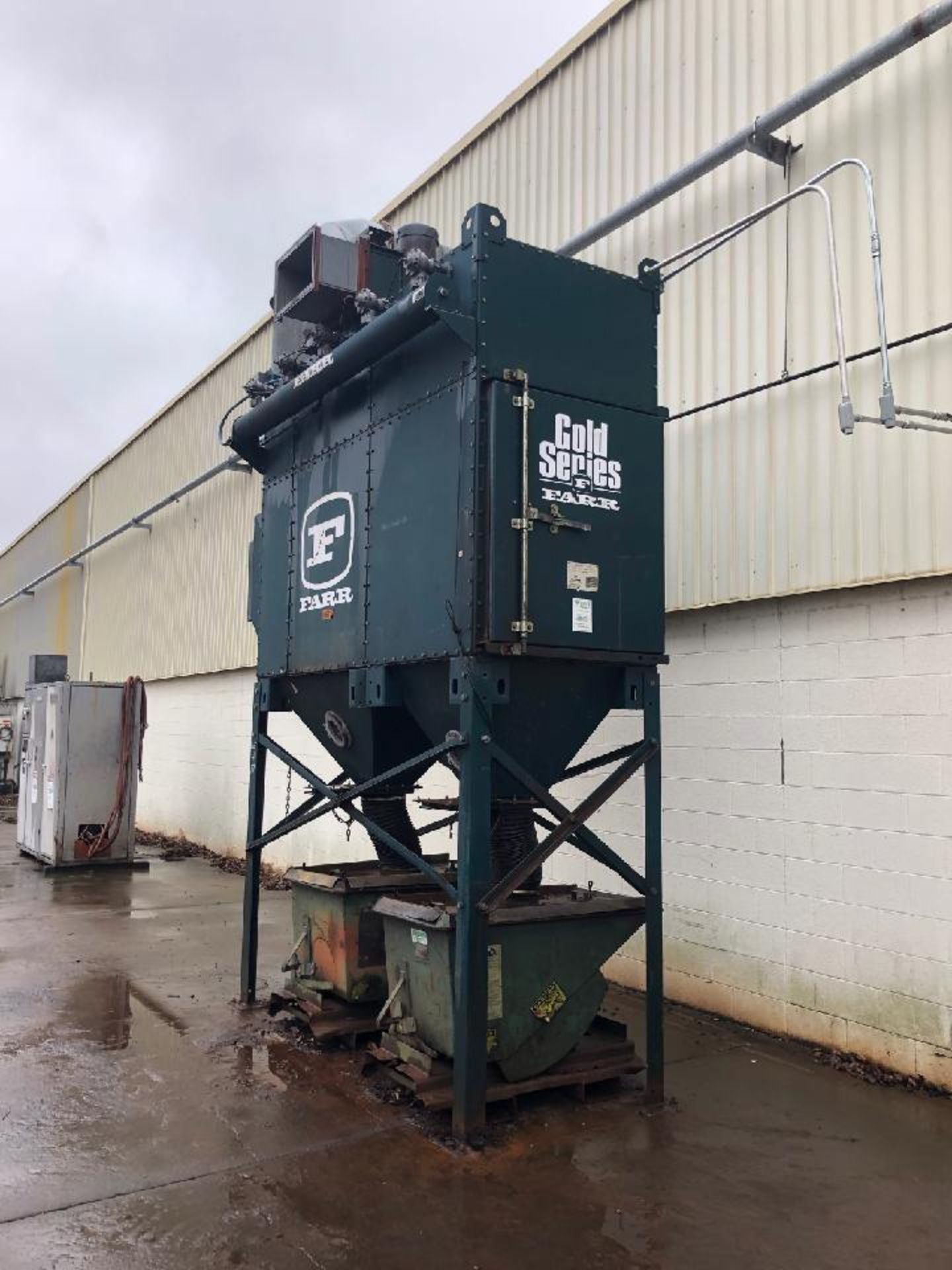 FARR GOLD SERIES DOUBLE HOPPER DUST COLLECTOR, MODEL GS-10, S/N 742384 - Image 2 of 3