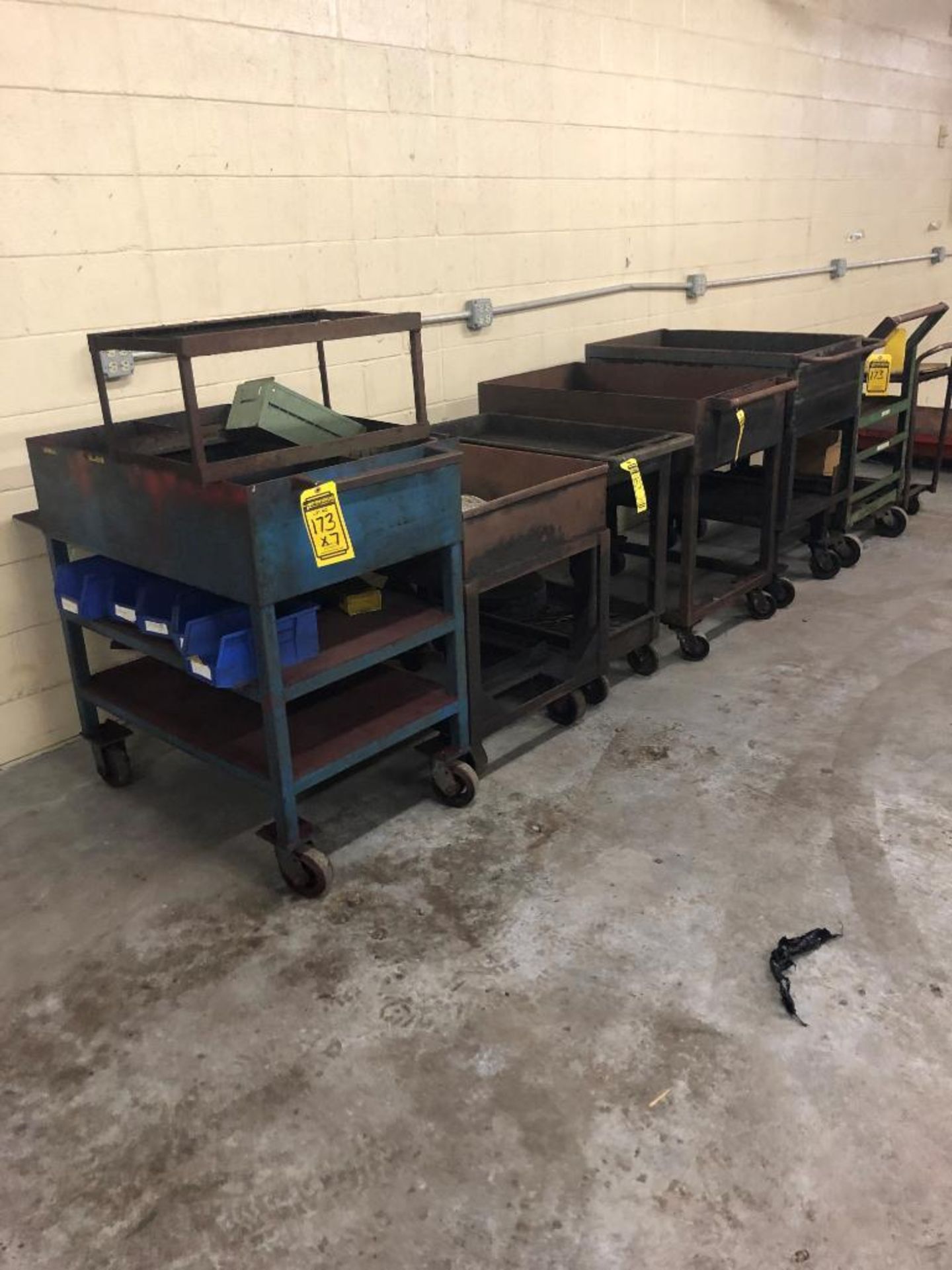 (7) ASSORTED SIZE SHOP CARTS - Image 2 of 2