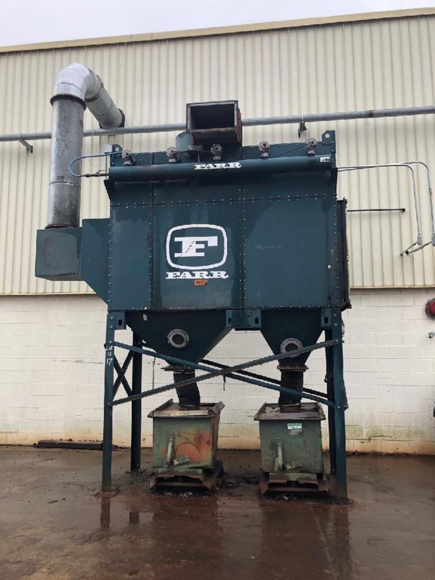 FARR GOLD SERIES DOUBLE HOPPER DUST COLLECTOR, MODEL GS-10, S/N 742384