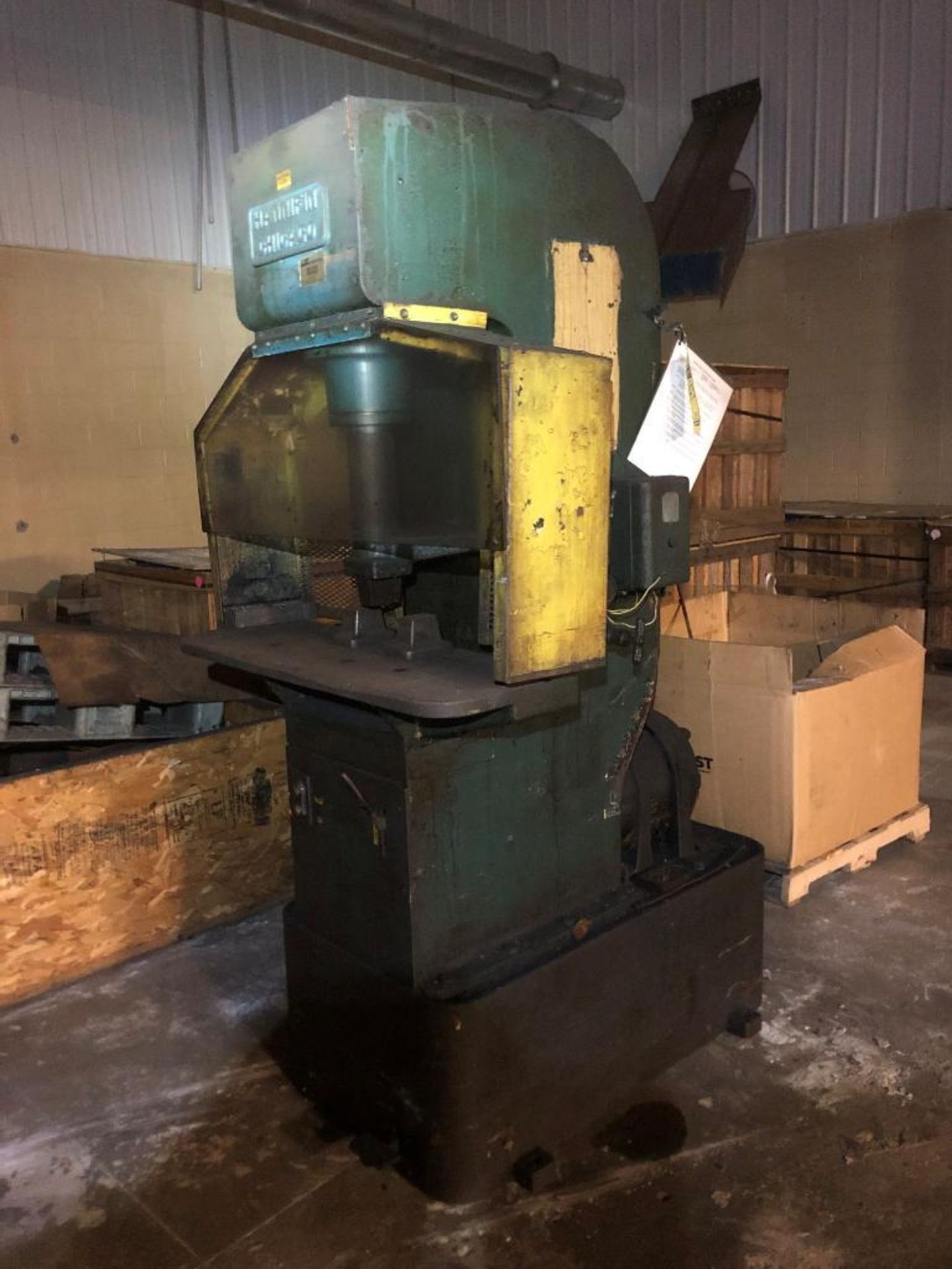 HANNIFIN PRESS, USED AS WRENCH STRAIGHTENER